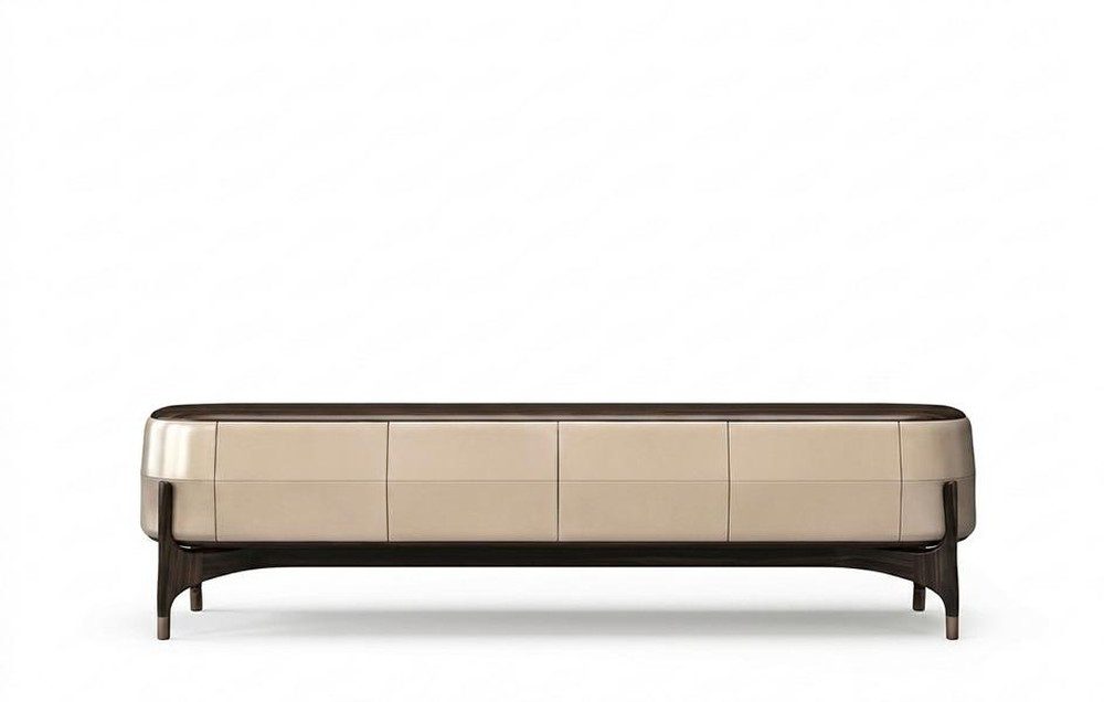 JVmoebel TV-Wand TV-Möbel schön bequem lang beige moderner Stil neu, Made in Europa