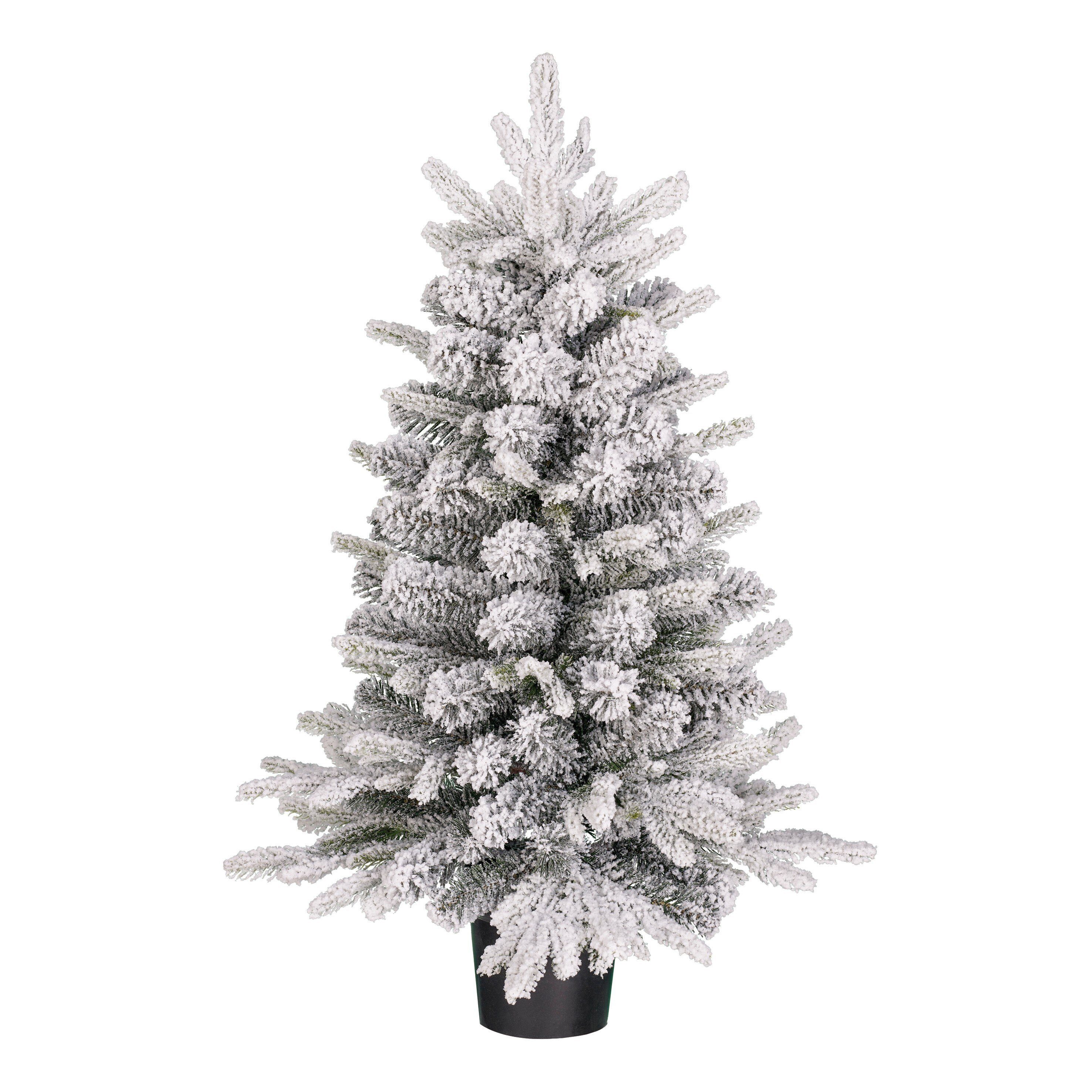 Black Box Trees Künstlicher Weihnachtsbaum Black Box Trees Grimshaw Weihnachtsbaum Potted gruen frosted 120 TIPS