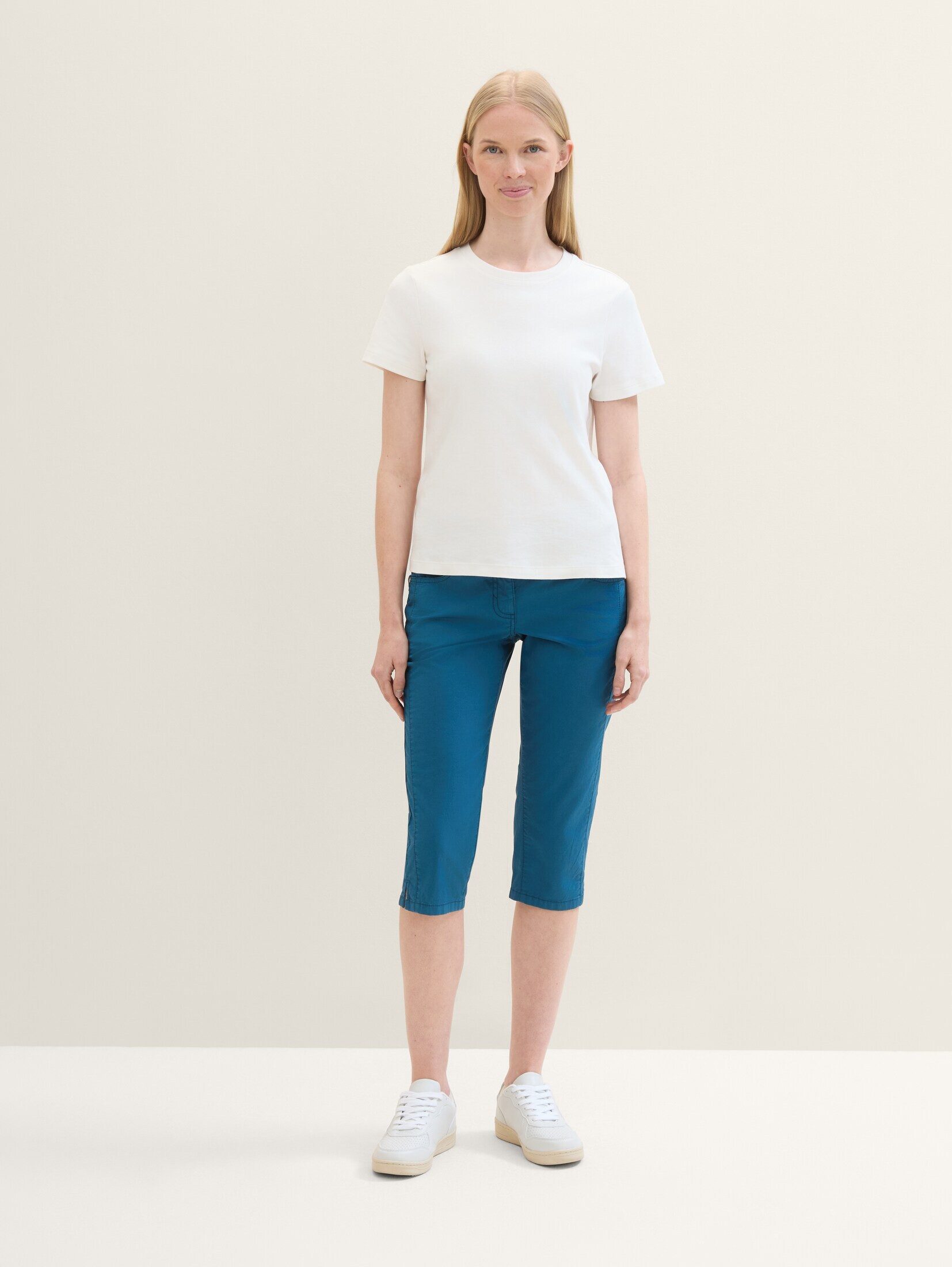 TOM TAILOR Culotte Tapered Relaxed Hose mit Bio-Baumwolle