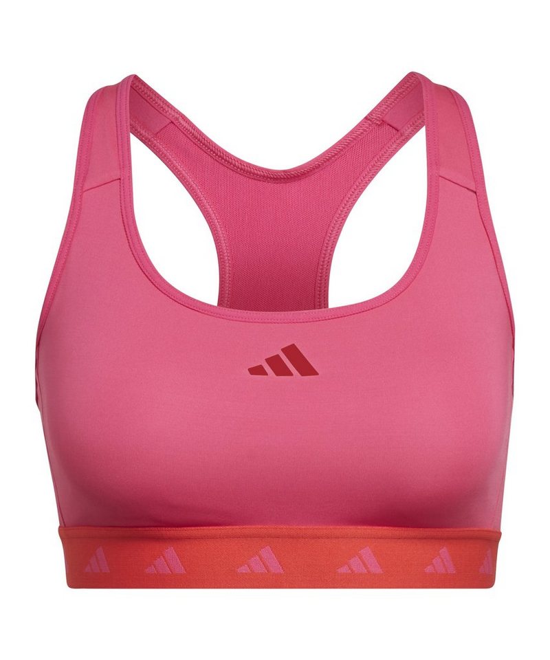 Adidas Performance Sport Bh Powerreact Training Medium Support Techfit Bra Blue Default