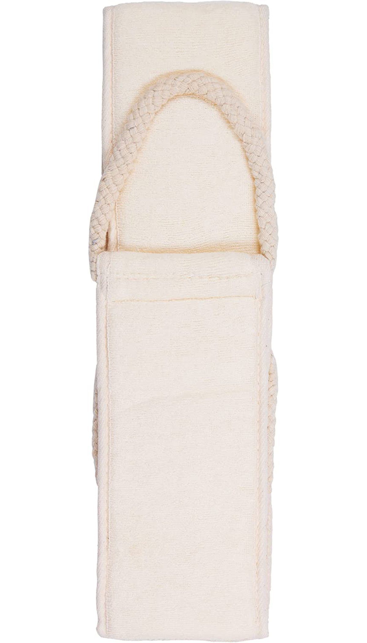 BRUBAKER Waschgurt Rückenschrubber für Körperpeeling - Massagegurt für Rücken Bad Dusche, (1-St), Rücken Gurt für Rückenmassage und Trockenmassage