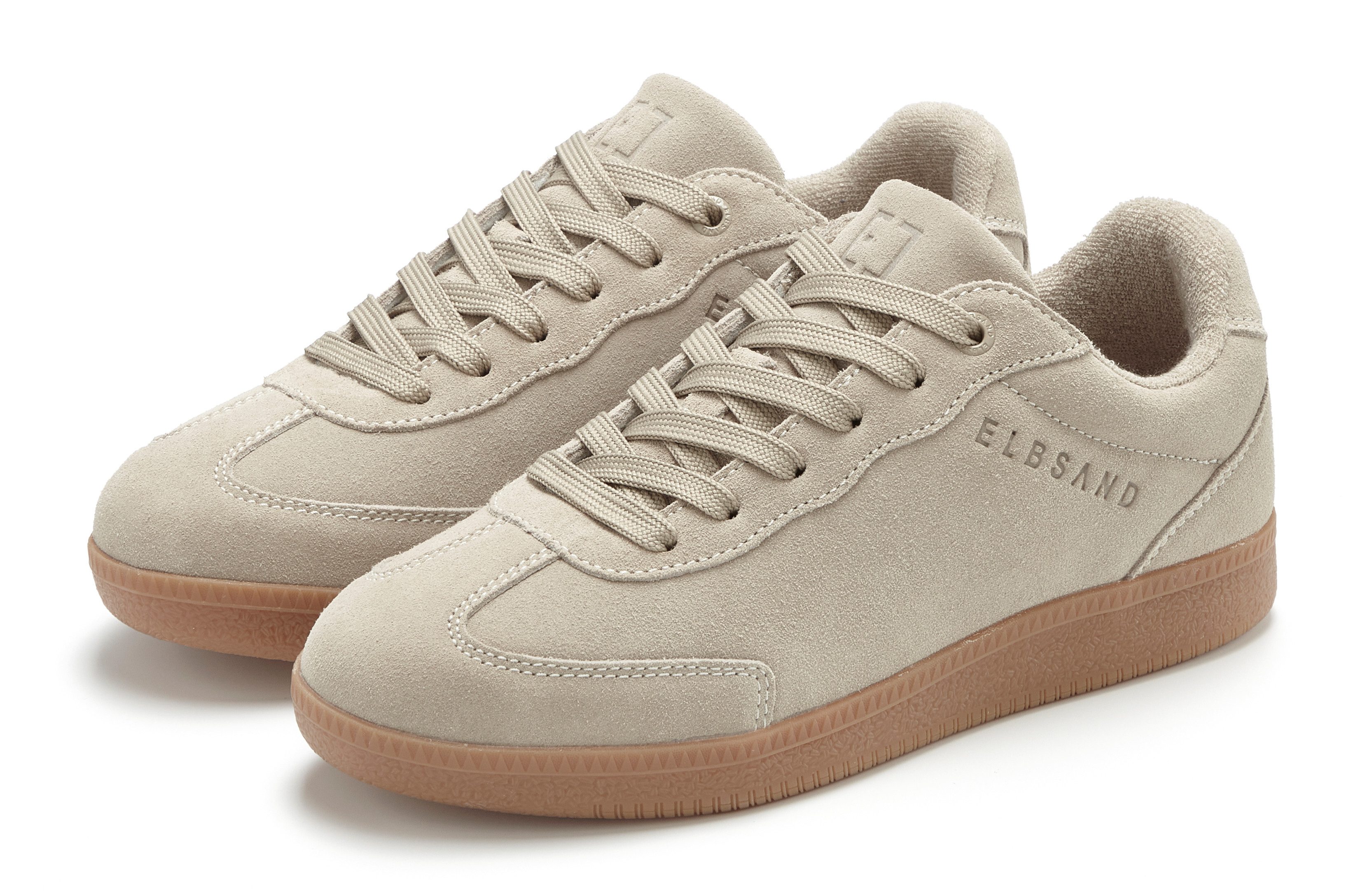 Elbsand Freizeitschuh, Schnürschuh Sneaker Retro Sneaker, Lederschuh, Schnü günstig online kaufen