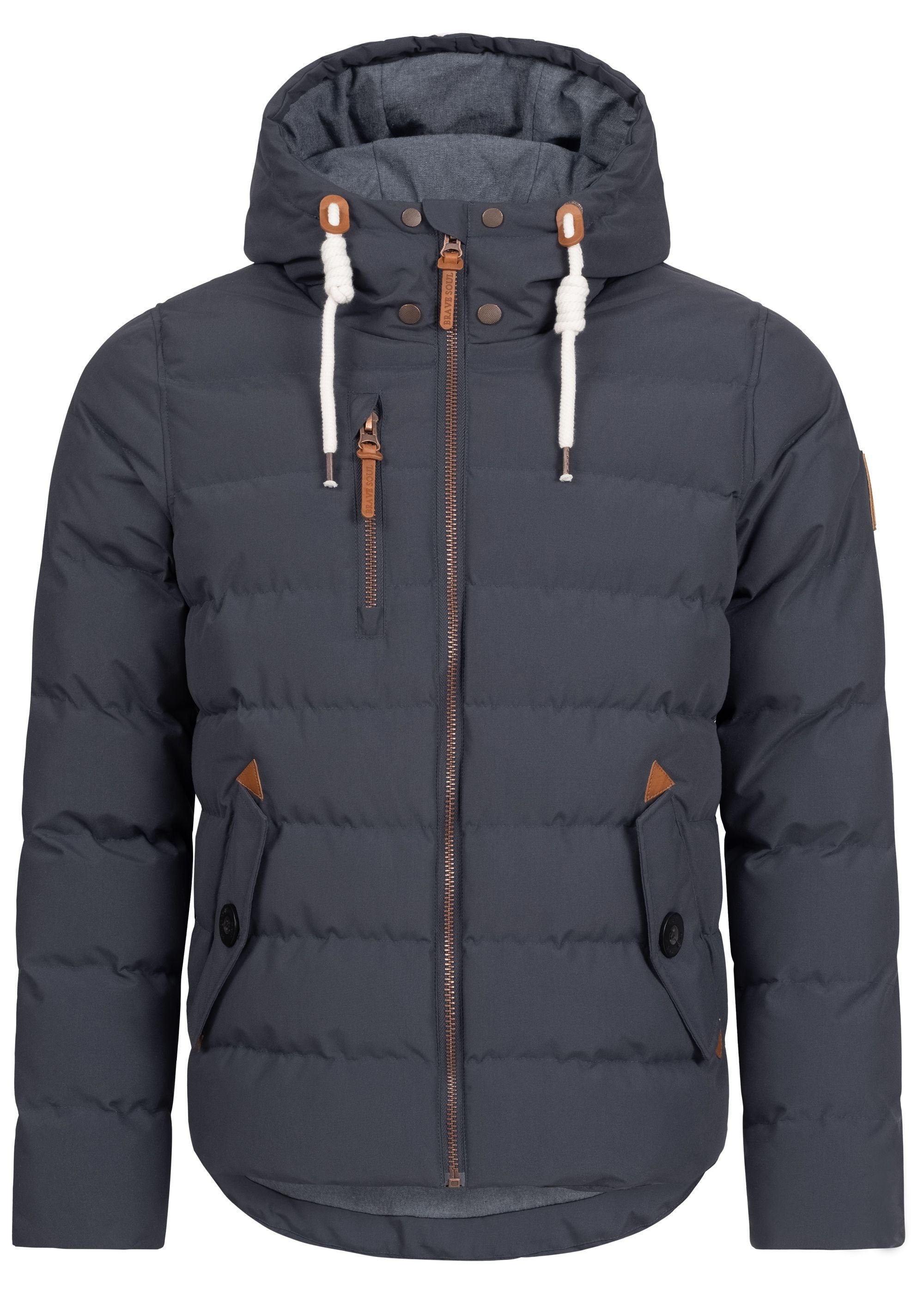 navy Kapuze Winterjacke Soul mit Brave 'CHANDLER'