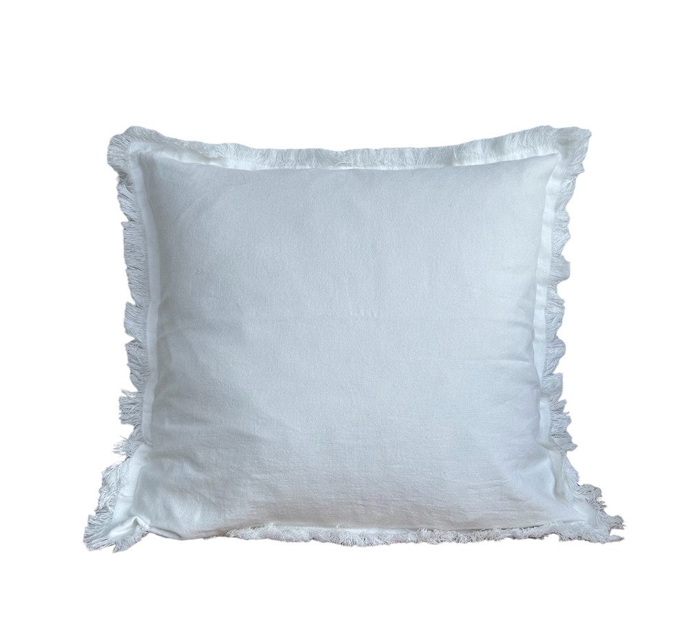 HOSSNER - HOMECOLLECTION Kissenbezug Natur 40x40 cm, (1 Stück), Kissenbezug Dekokissen Wohnzimmer modern