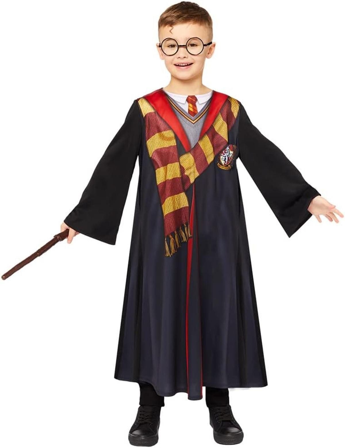 Amscan Kostüm Amscan Kinderkostüm Harry Potter Hogwarts Gryffindor Fasching Gr.128