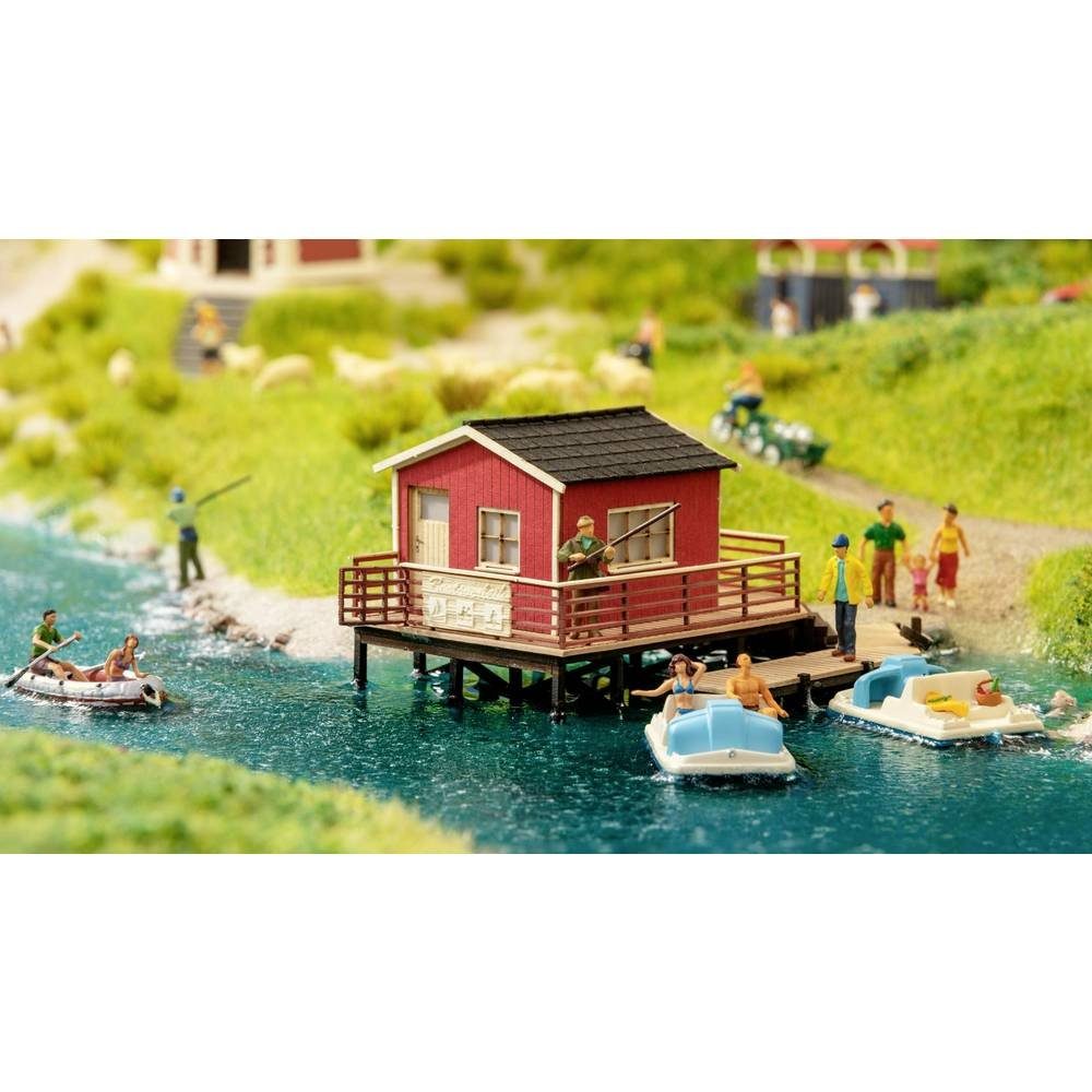 Modelleisenbahn-Gebäude H0 Bootsverleih