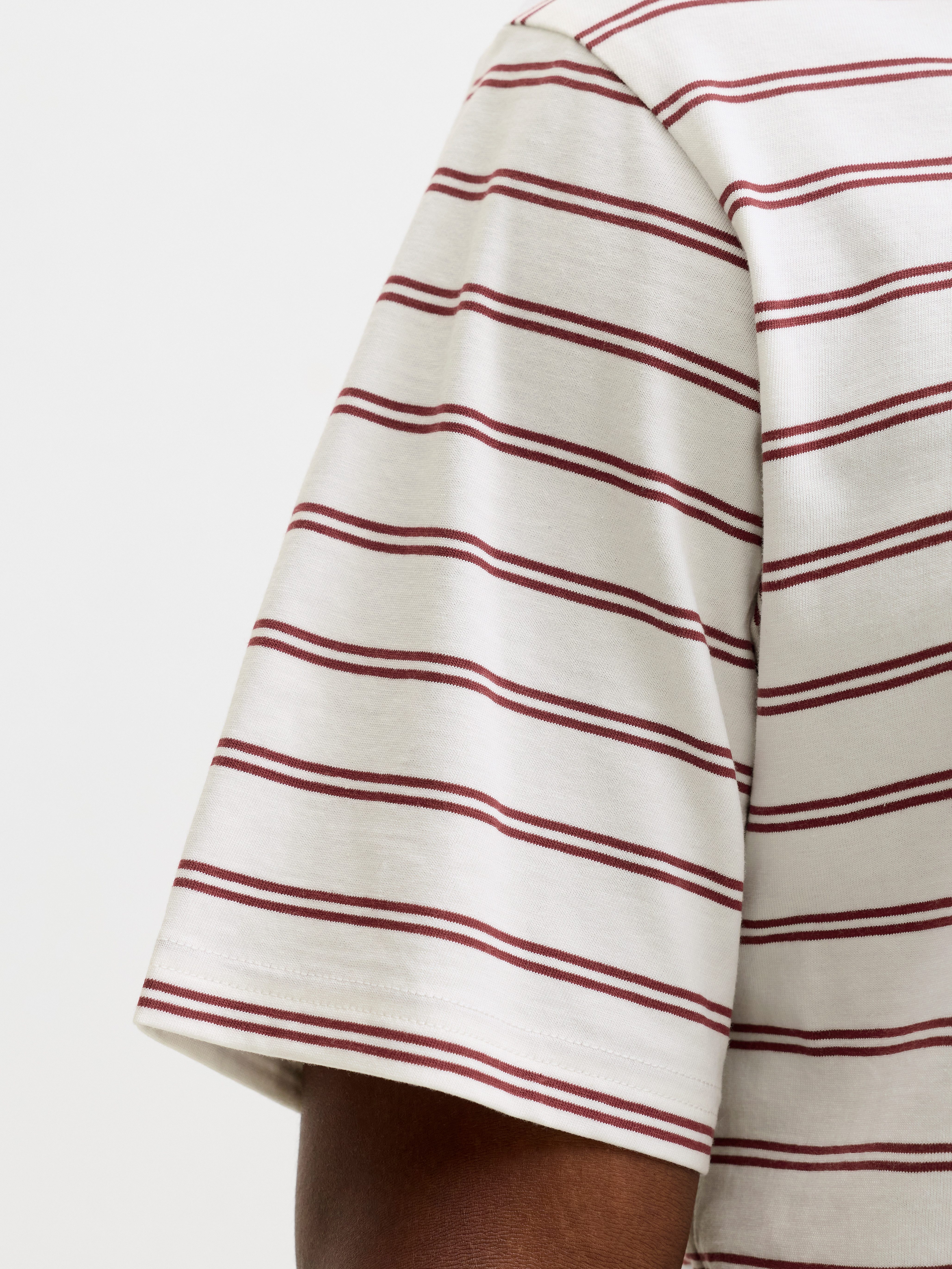 Jack & Jones T-Shirt JORNORREBRO STRIPE TEE SS CN LN Baumwolle, relaxed fit
