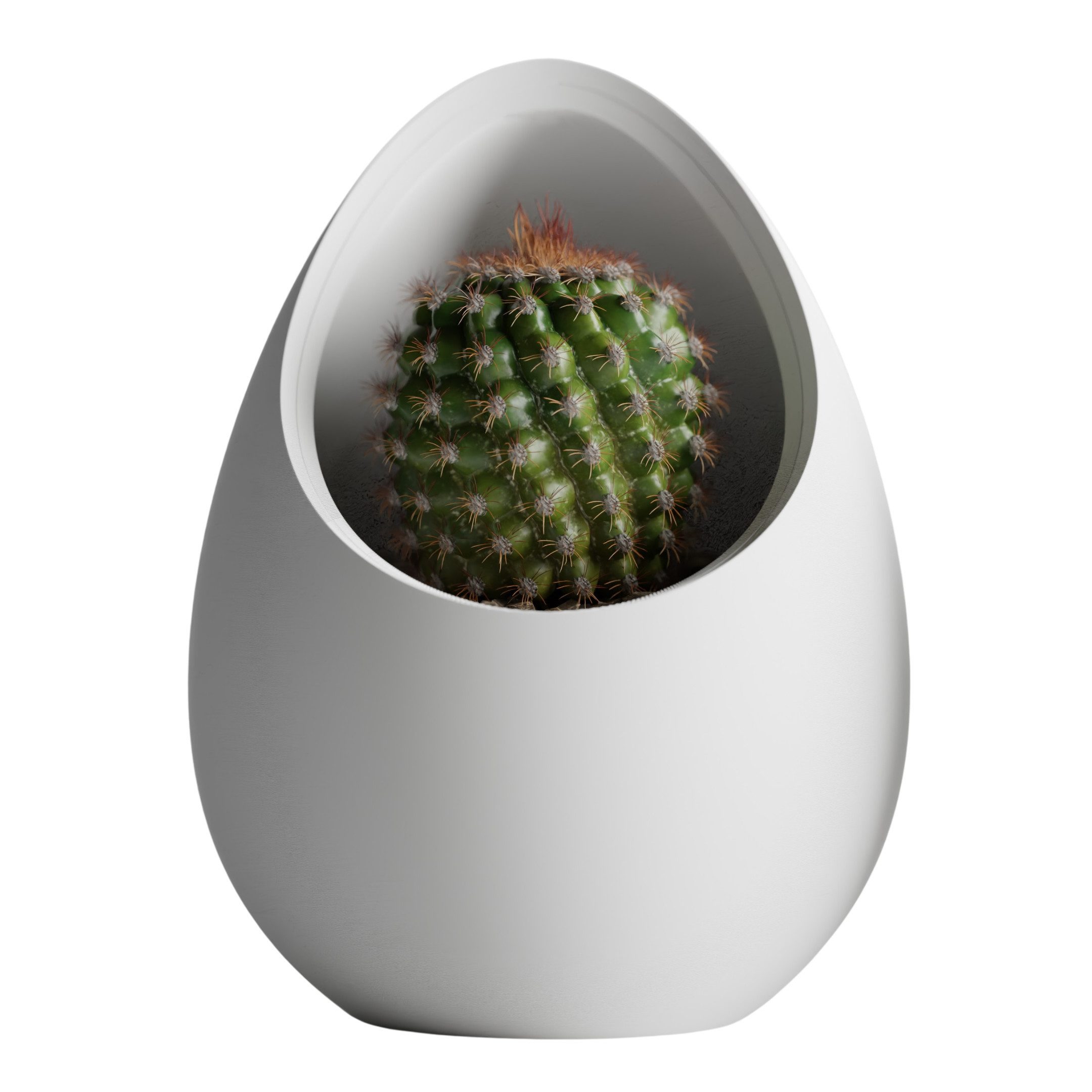 Shapes - Decorations Blumentopf Nuvia Planter – Inspired by the idea of a nest. (Topf und Einsatz), Two-Tone Design