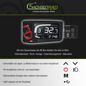 SachsenRAD E-Bike R6 Neo 29 Zoll, 7 Gang, Kettenschaltung, German Design Award 2022 „Excellent Product Design“