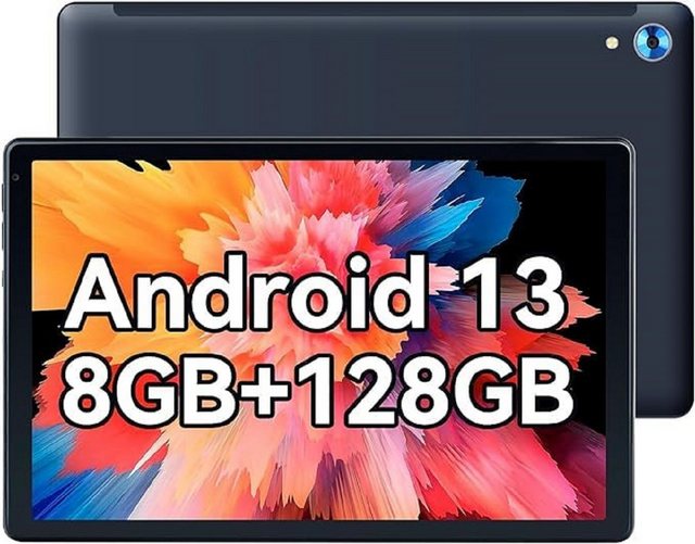 BUFO 10.1 Zoll Android 13, 8GB RAM 128GB ROM, Octa-Core 1280x800 IPS HD Tablet (10