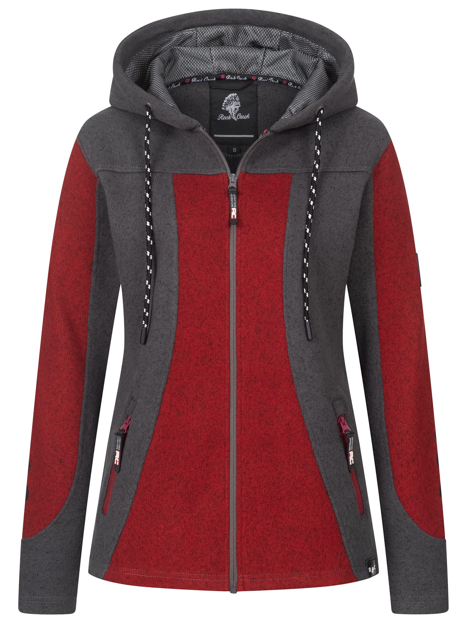 Rock Creek Fleecejacke Damen Fleecejacke Übergangsjacke D-504