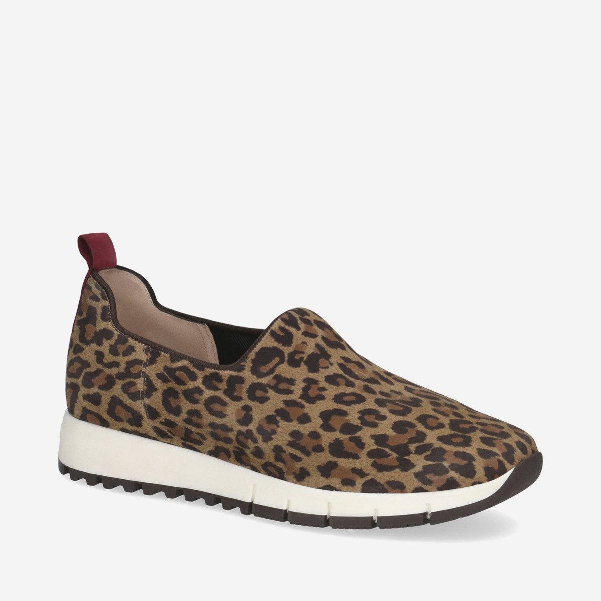 Peter Kaiser Peter Kaiser 74703 LEDER STRETCH, Sneaker, Braun / Leo-Look, Damen Sneaker