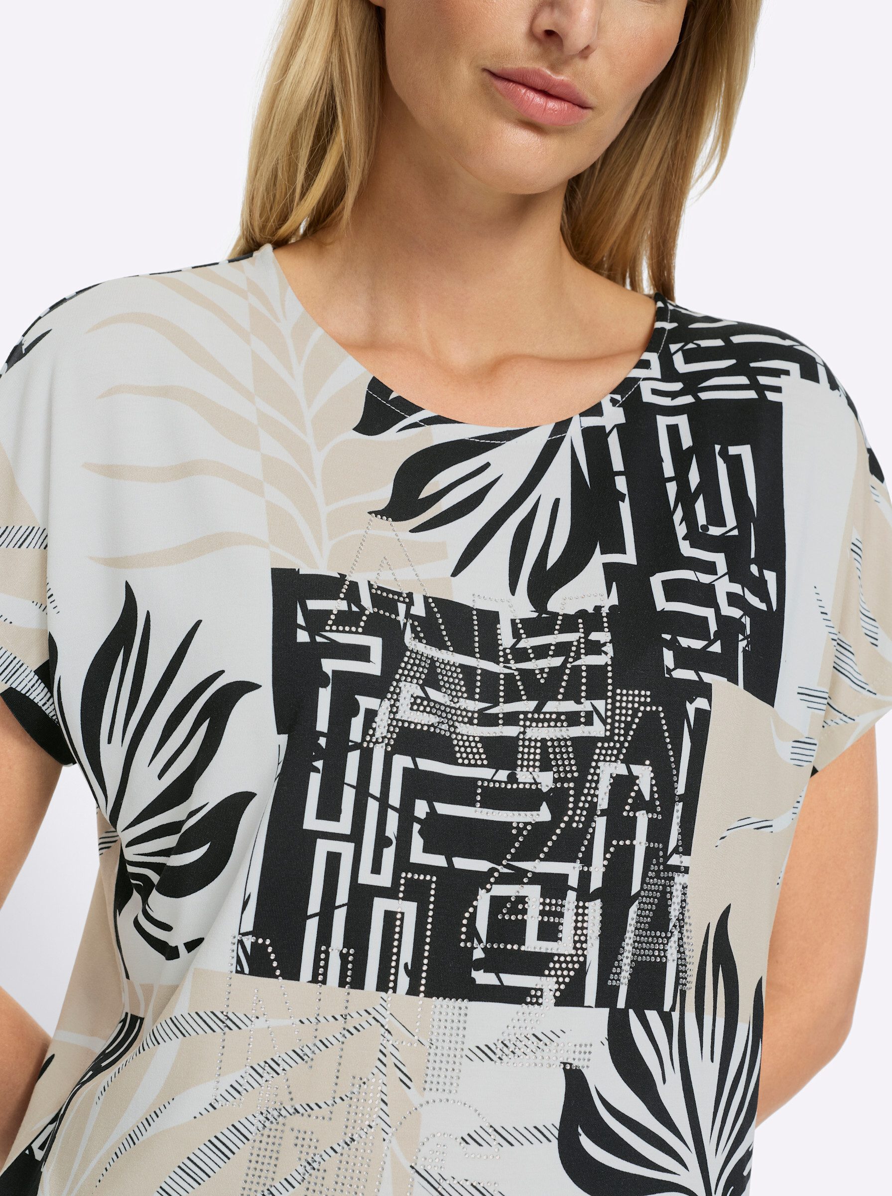 heine T-Shirt Druck-Shirt Kurzarm