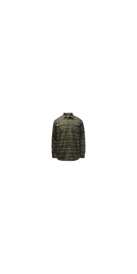 Pinewood Outdoorhemd Pile Overshirt D.GREEN/BRONZE