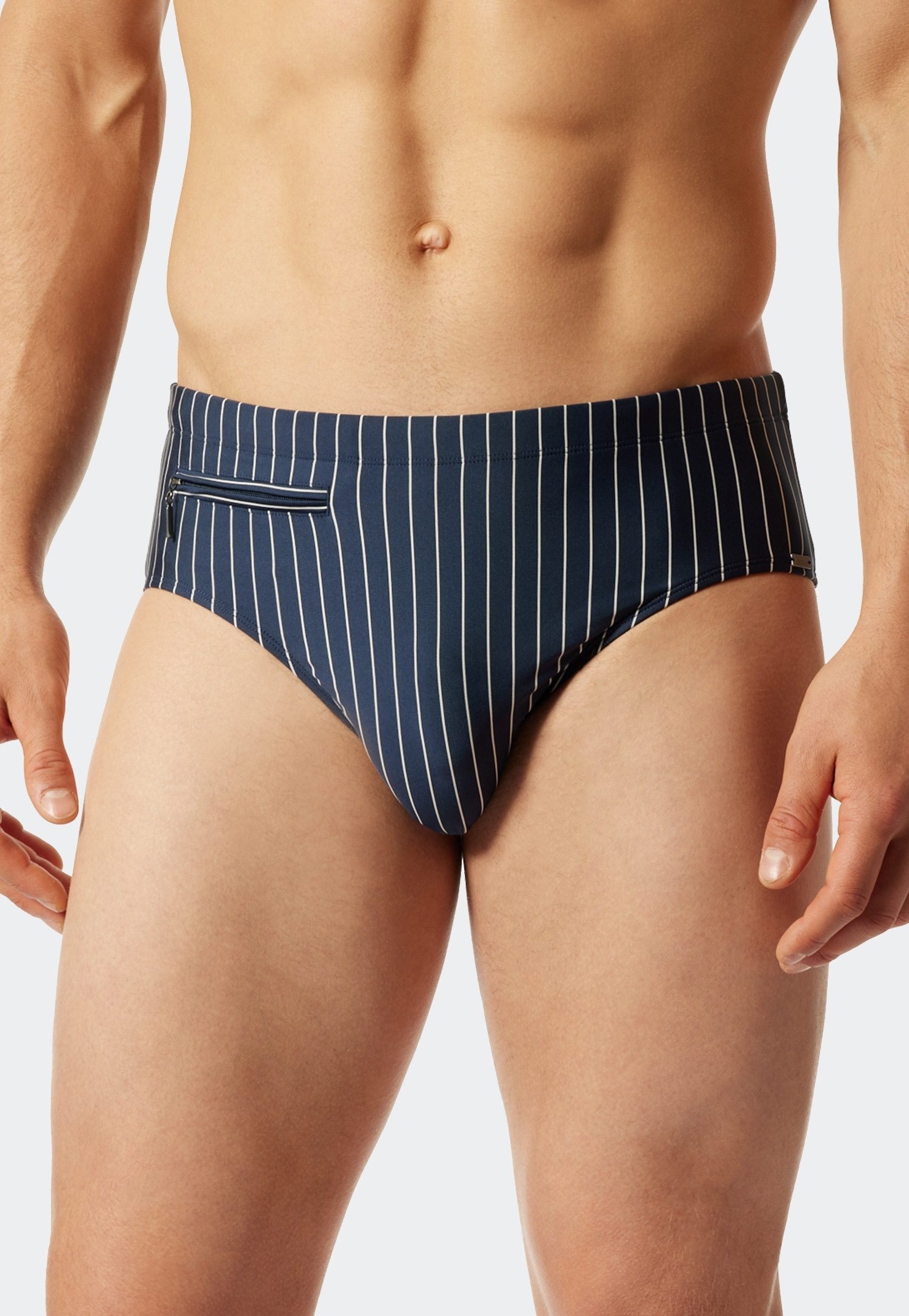 Schiesser Badeslip Nautical Casual mit weißen Streifen günstig online kaufen