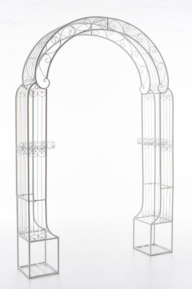 furnicato Rosenbogen Alessia 239,5x163x34 cm weiß, 1 St.
