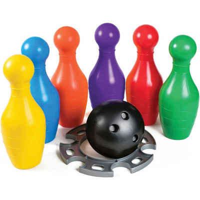 WADER QUALITY TOYS Bowlingball Wader Kinder Kegelspiel Bowlingspiel Set Wurfspiel Höhe von 31 cm, 6