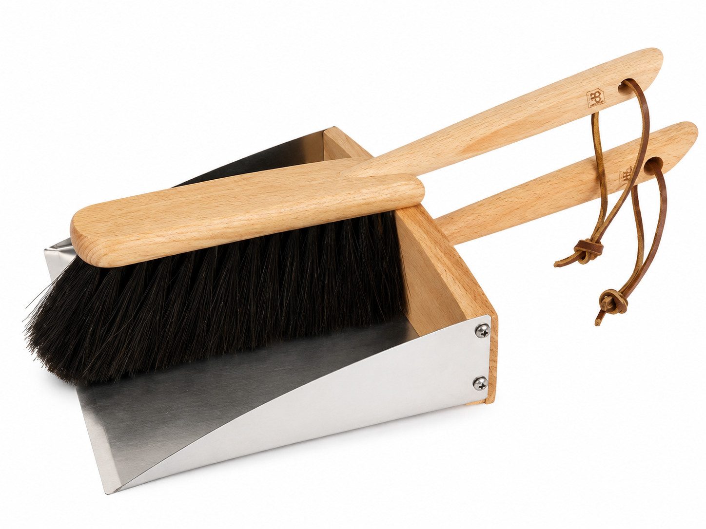 Bürstenhaus Redecker Kehrgarnitur Redecker Kehrschaufel / Handfeger-Set mit Magnet, Boden, (Set)