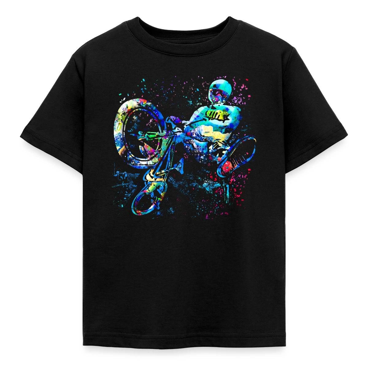T-Shirt BMX MTB Mountainbike Bund Sprung Geschenk Geschenkidee Kinder T-Shirt