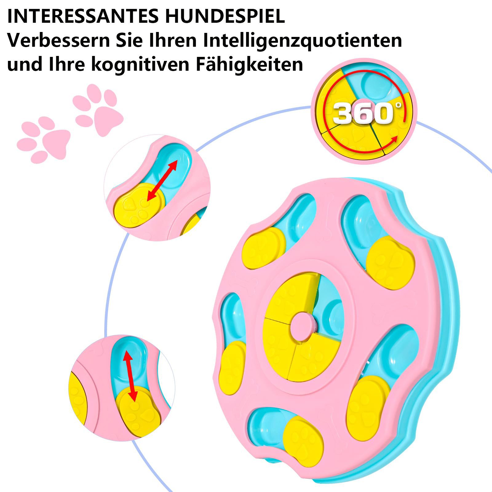 Ledander Tier-Intelligenzspielzeug Hundespielzeug Intelligenz Hunde-Puzzles günstig online kaufen