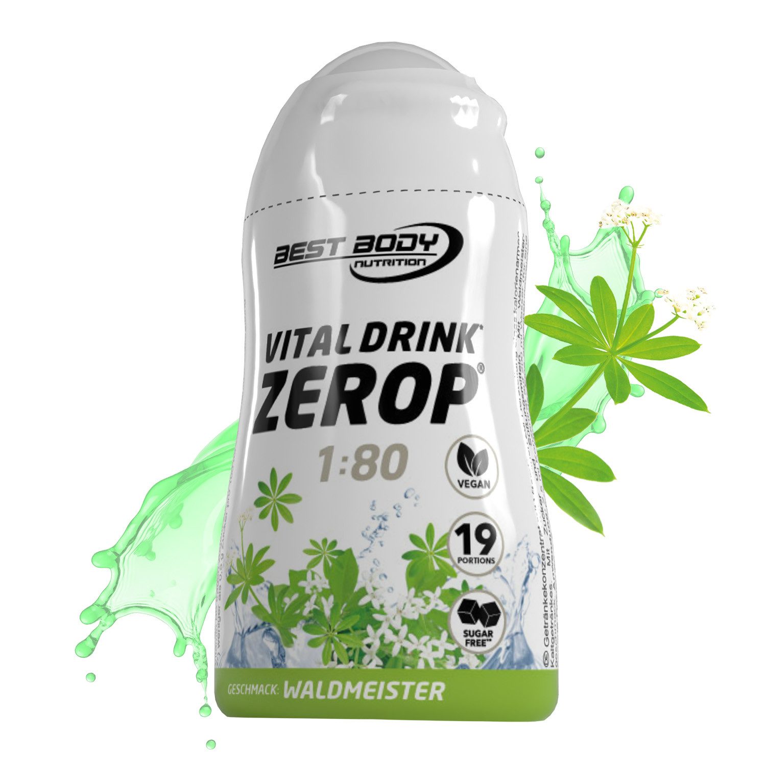 Best Body Nutrition Vital Drink Zerop - Mix Tray - 6 x 48 ml Squeeze Flasche Flüssigkeit, Getränk