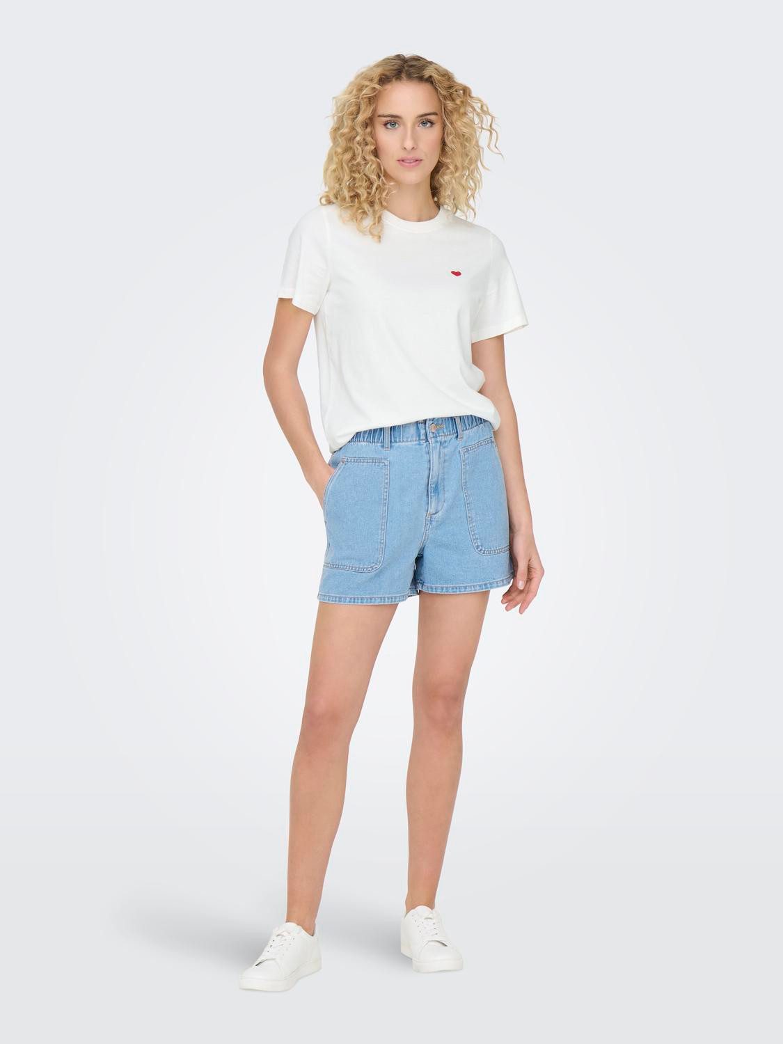 JACQUELINE de YONG T-Shirt 2er-Set Rundhals günstig online kaufen