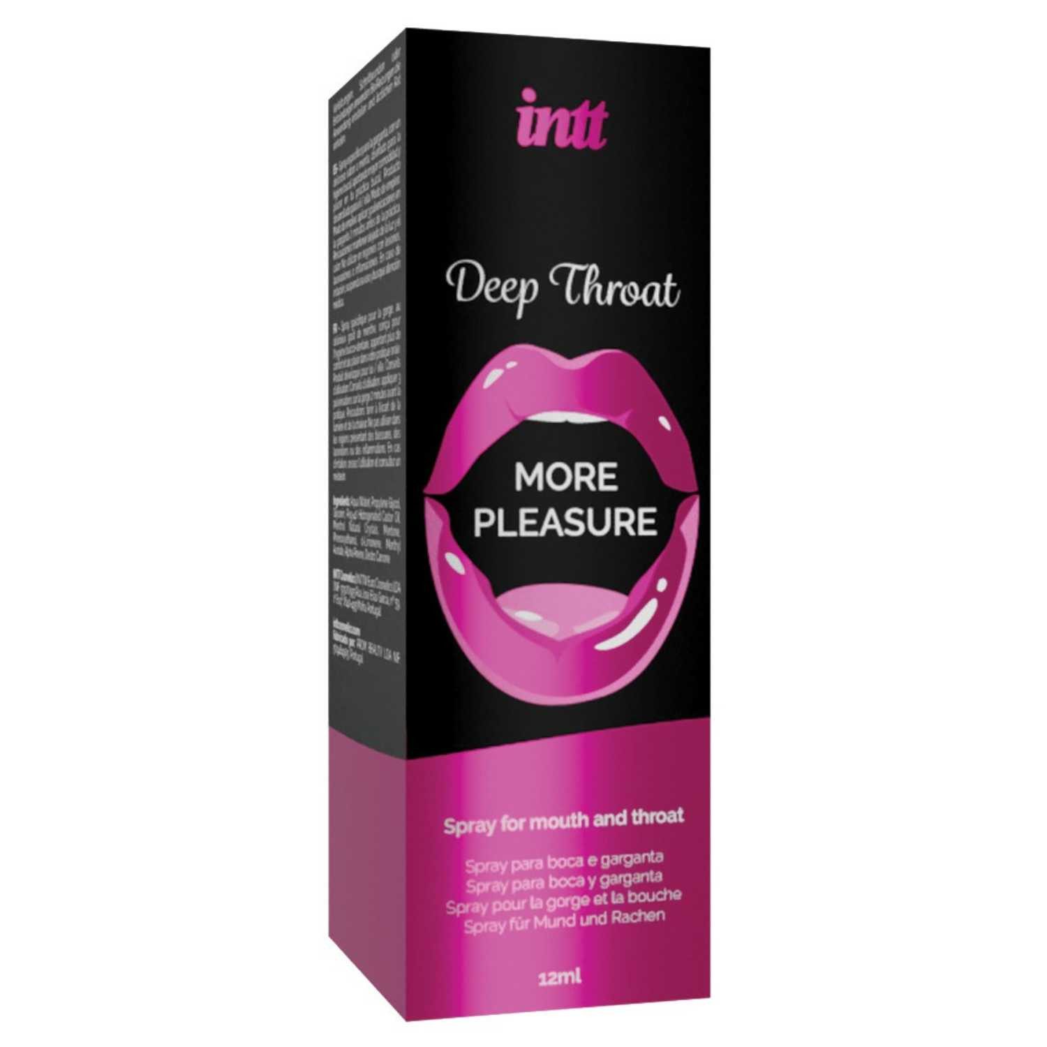 INTT Gleitgel intt Deep Throat Spray für die tieferen Blowjobs