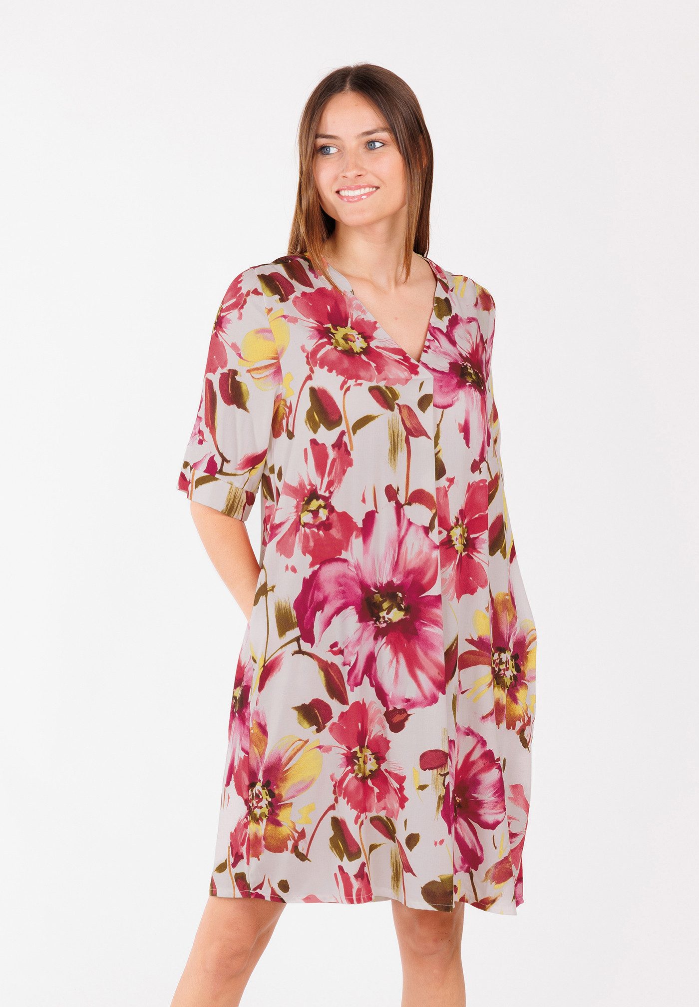 Key Largo Druckkleid WD YARD v-neck günstig online kaufen