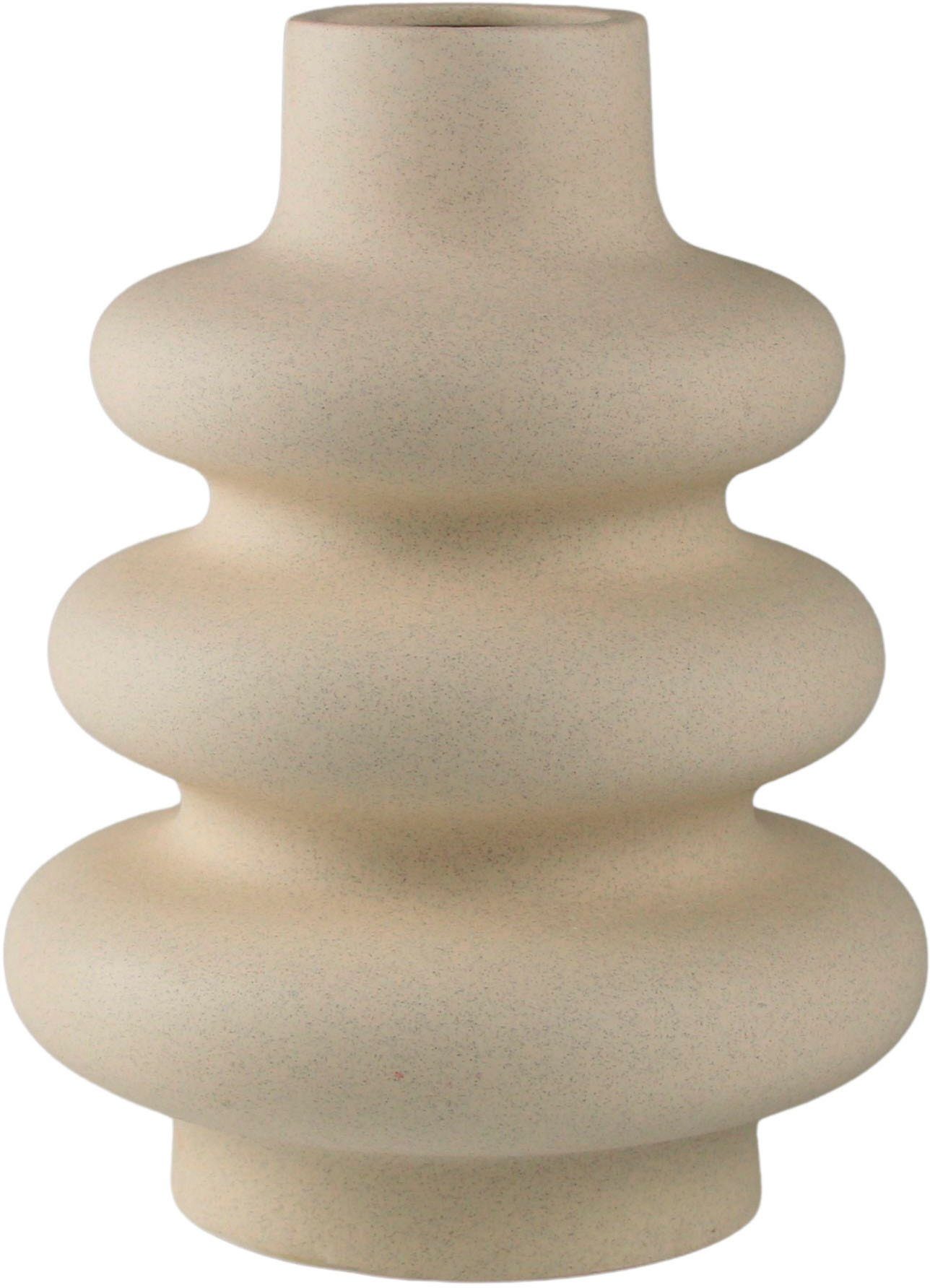 Dekovase Tischvase aus Keramik, Höhe ca. 23,5 cm