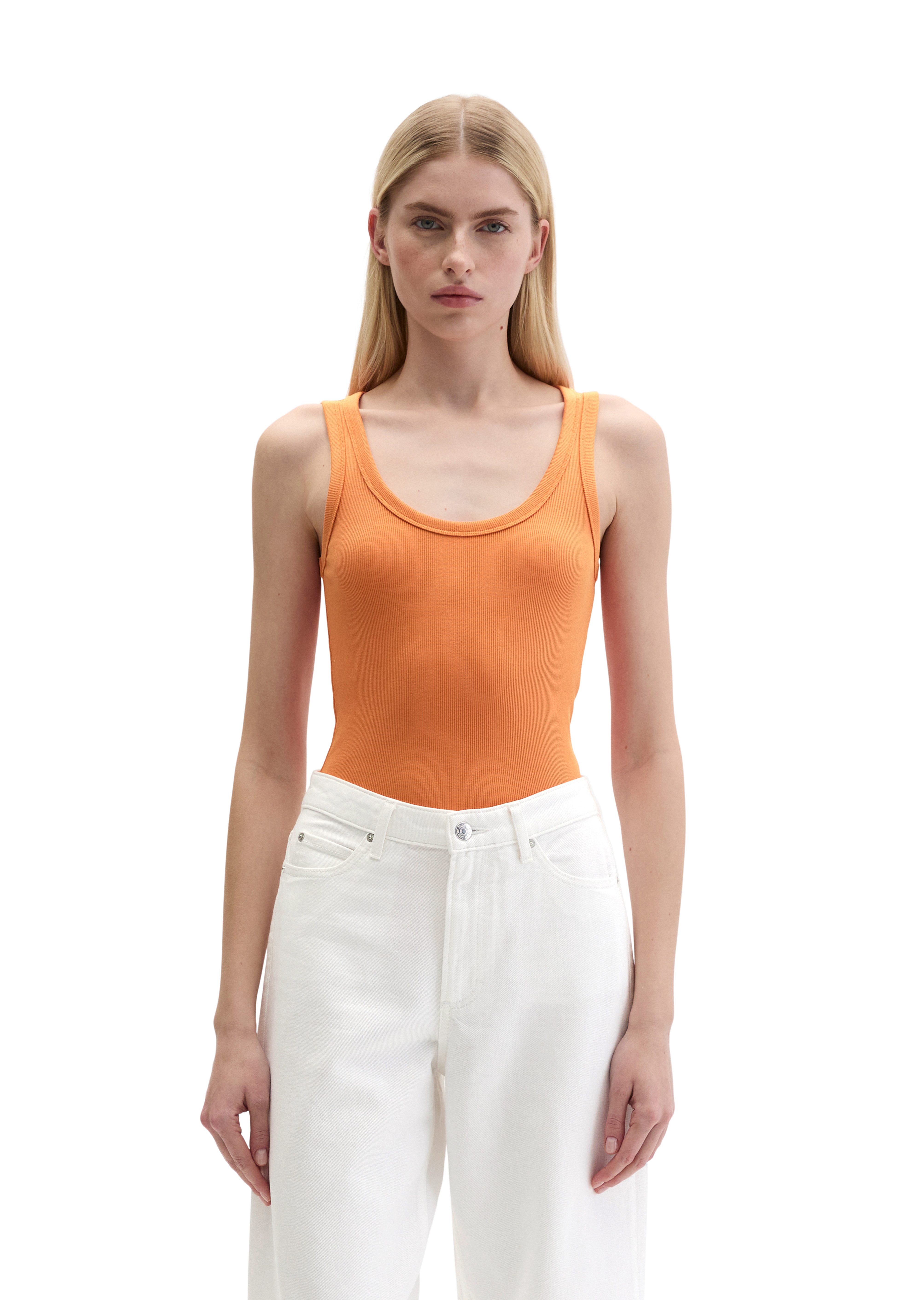 Marc O'Polo Tanktop slim fit, aus elastischem Rippjersey