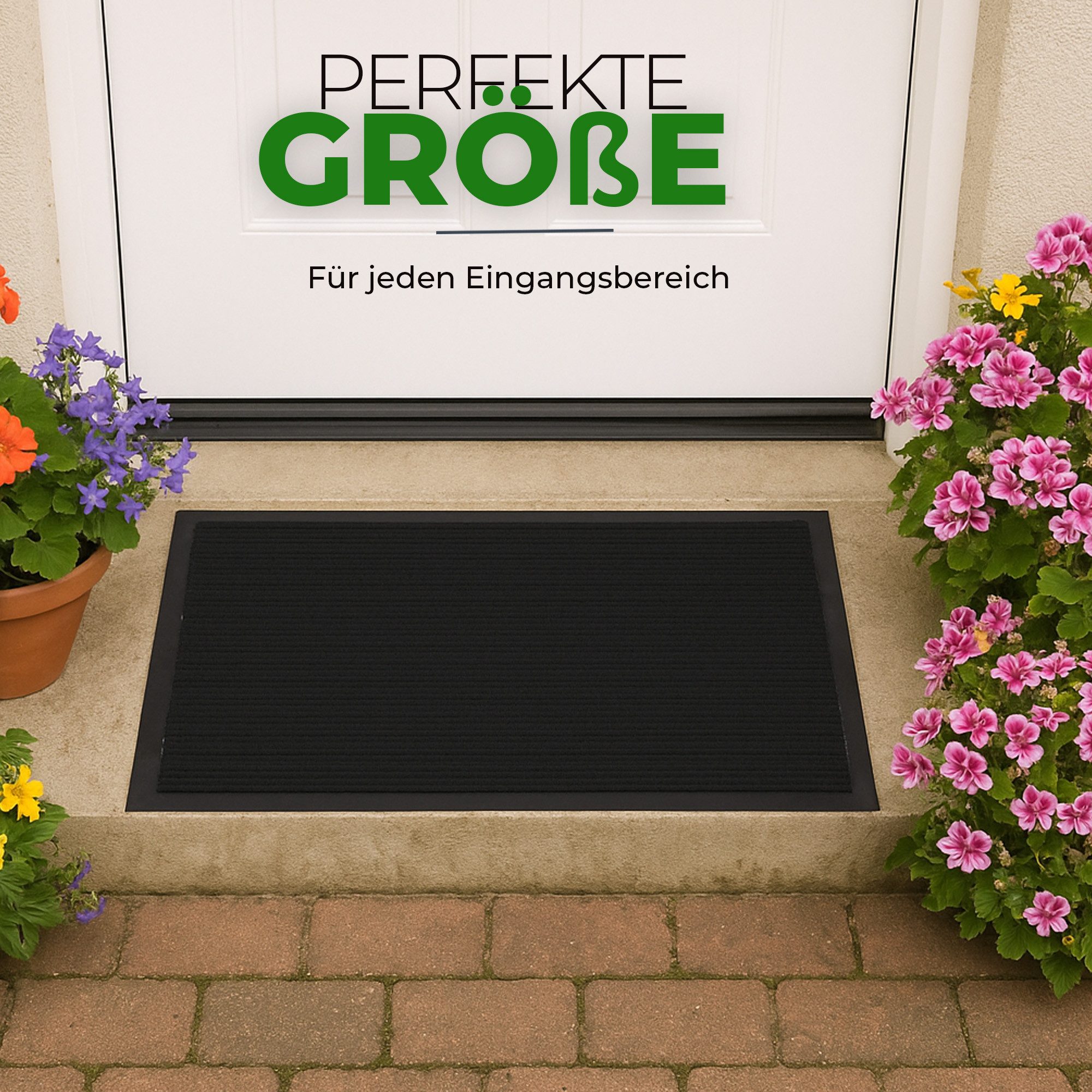 Bestlivings Fußmatte, 60x40 cm, Hochwertig, für Innen- und Außenbereich Rob günstig online kaufen