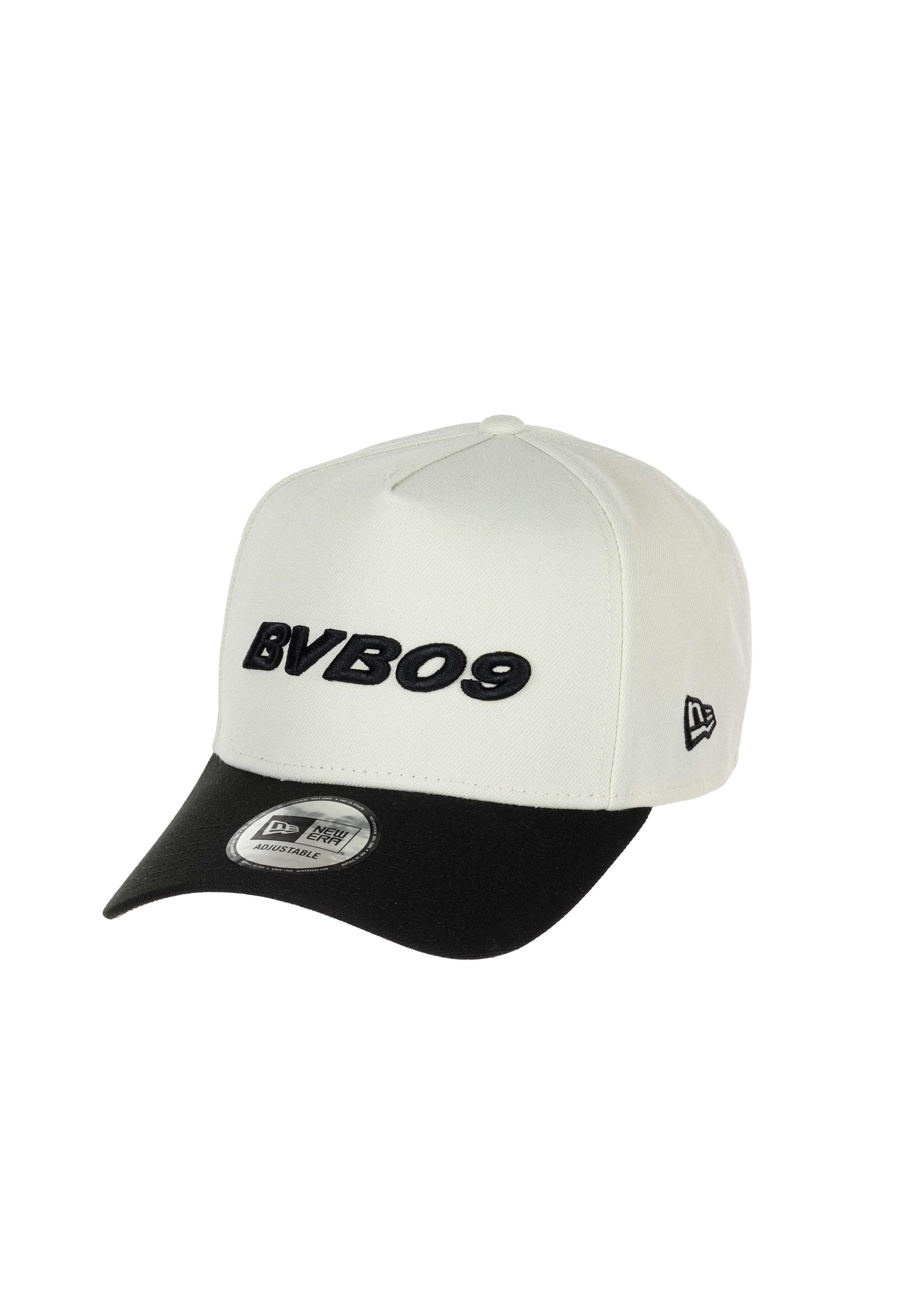 New Era Baseball Cap BVB 09 Borussia Dortmund Weiß Schwarz Verstellbare 9Forty A-Frame Cap (1-St)