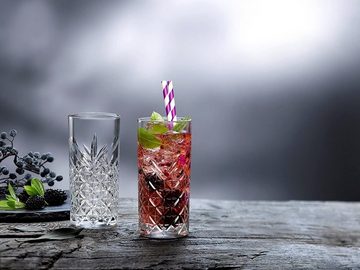 Pasabahce Gläser-Set Timeless, Glas, Longdrinkglas, Wassergläser Kristall Design 4-er Set