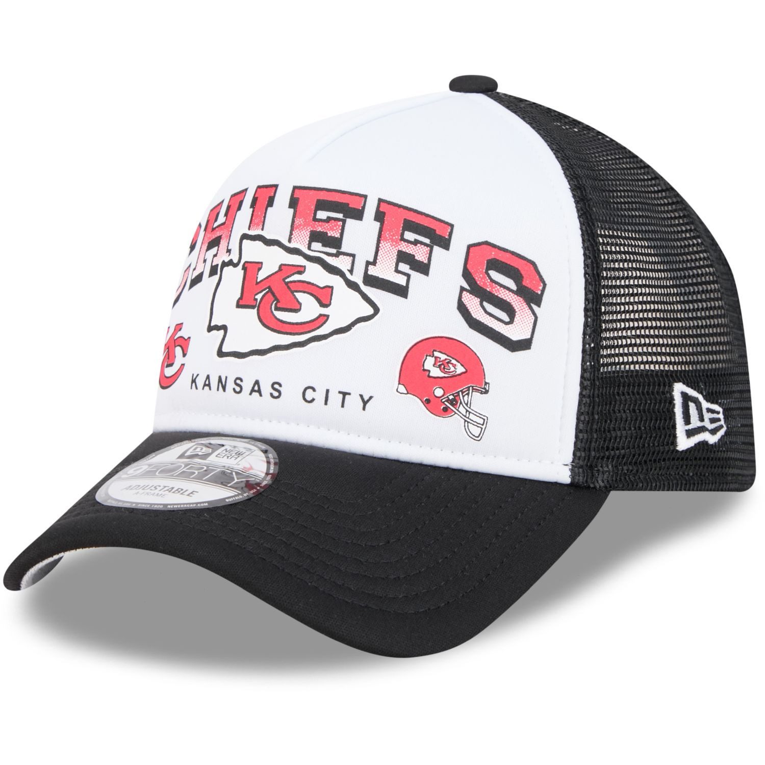 Trucker Cap AFrame Trucker RETRO Kansas City Chiefs