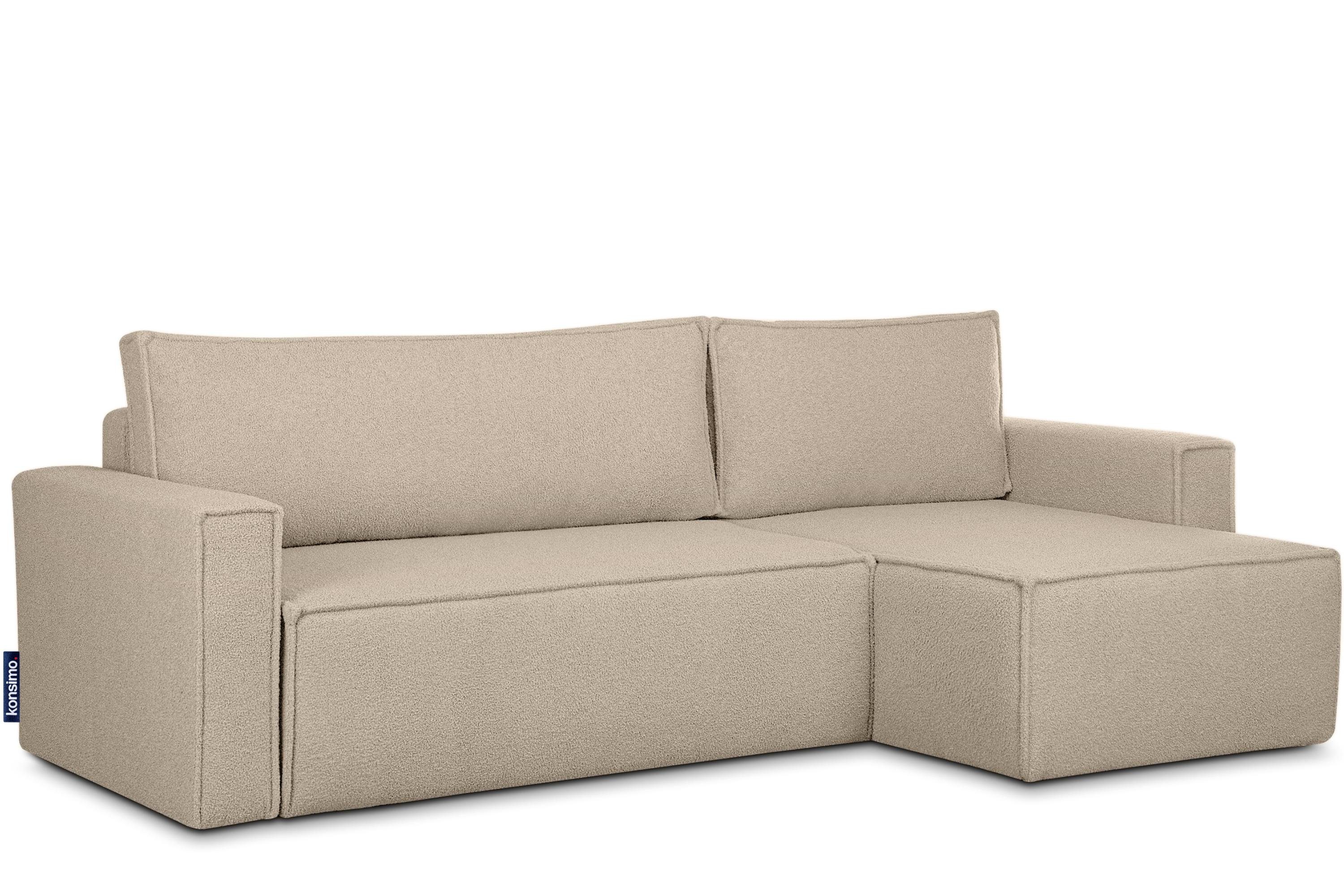 KONSIMO® Ecksofa NAPI Universal-Ecksofa links oder rechts, beidseitig, herg günstig online kaufen