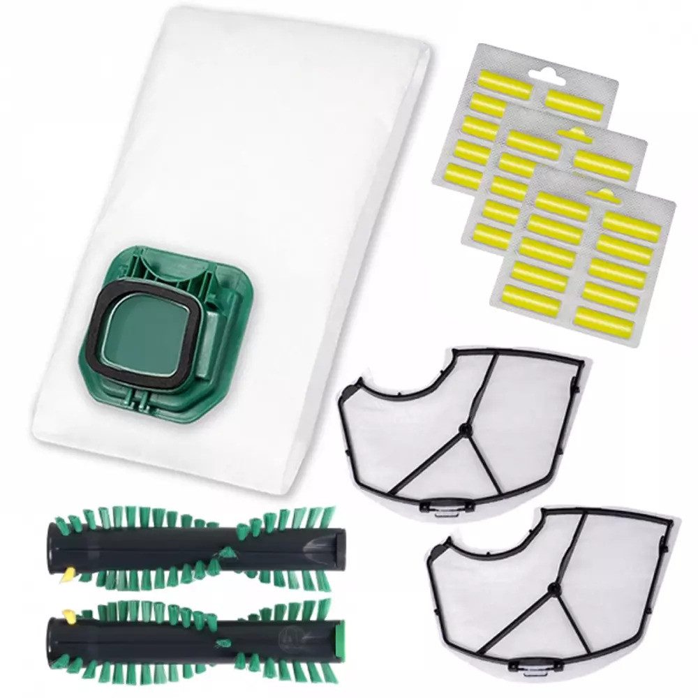 PRIMEBAG Staubsaugerbeutel Bürsten Filter passend für Vorwerk Kobold VK140 150 EB 360 370