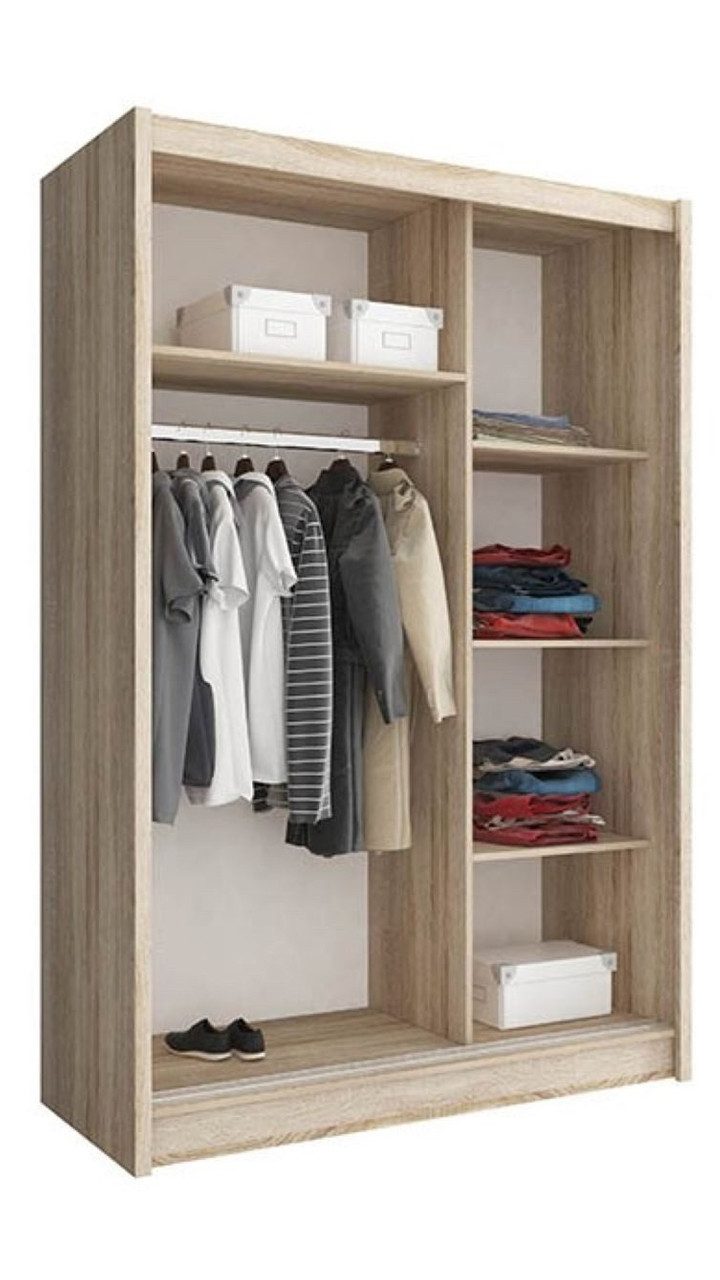 JVmoebel Kleiderschrank Vielseitiger Aufbewahrungsschrank in modernem Design (Kleiderschrank MAJA 130) Made in Europa