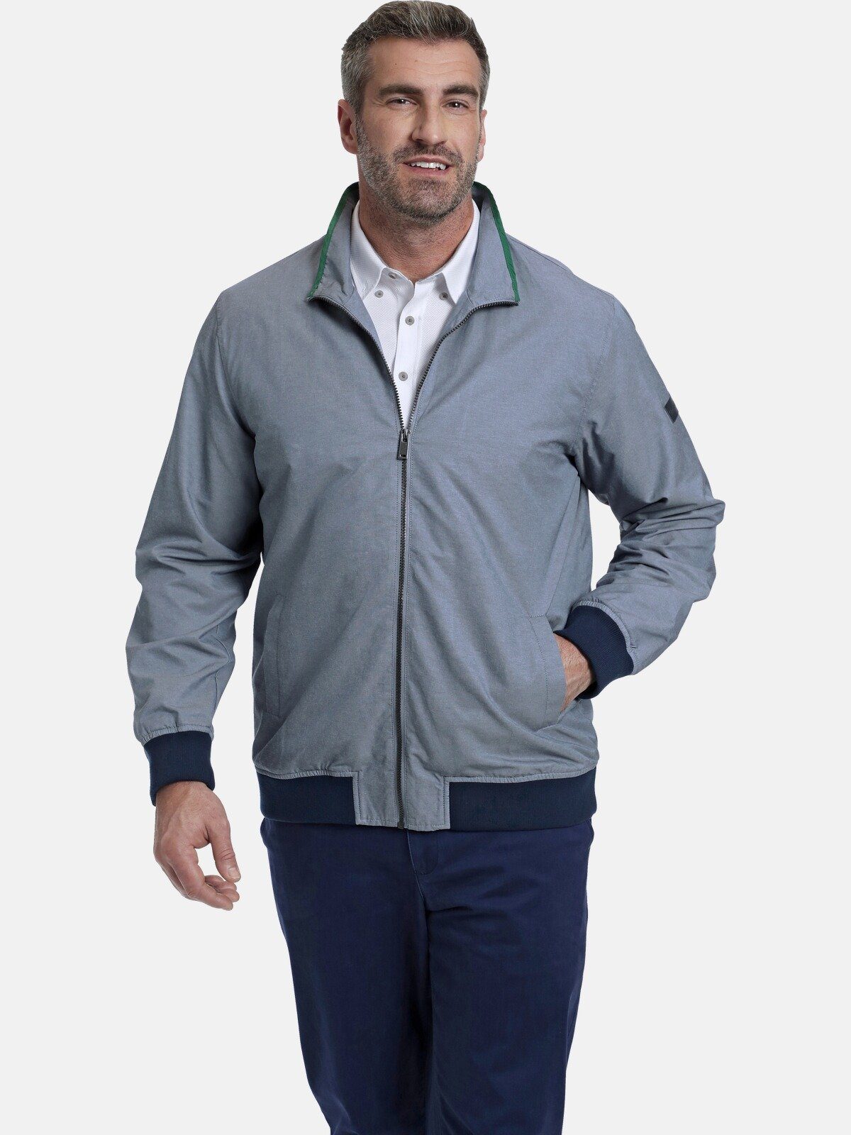 Charles Colby Blouson SIR CICHTA Comfort Fit, Baumwoll-Mix