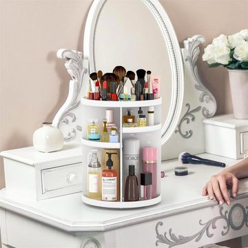 Intirilife Make-Up Organizer, 1-tlg., 360 Grad rotierbare Kosmetik Aufbewahrungsbox