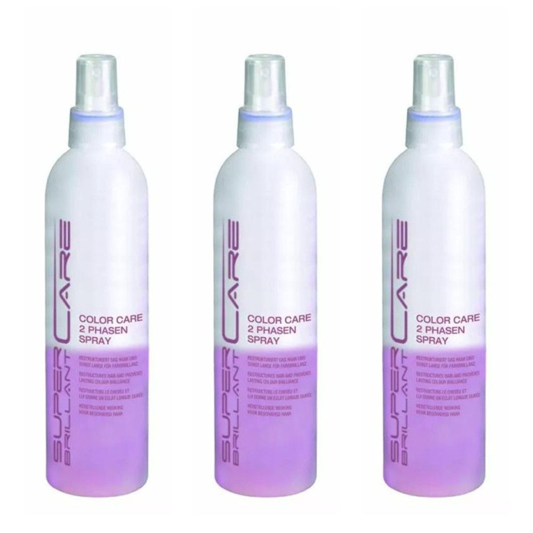 Super Brillant Care Haarpflege-Spray SBC Color Care 2-Phasen Spray 3 x 250ml