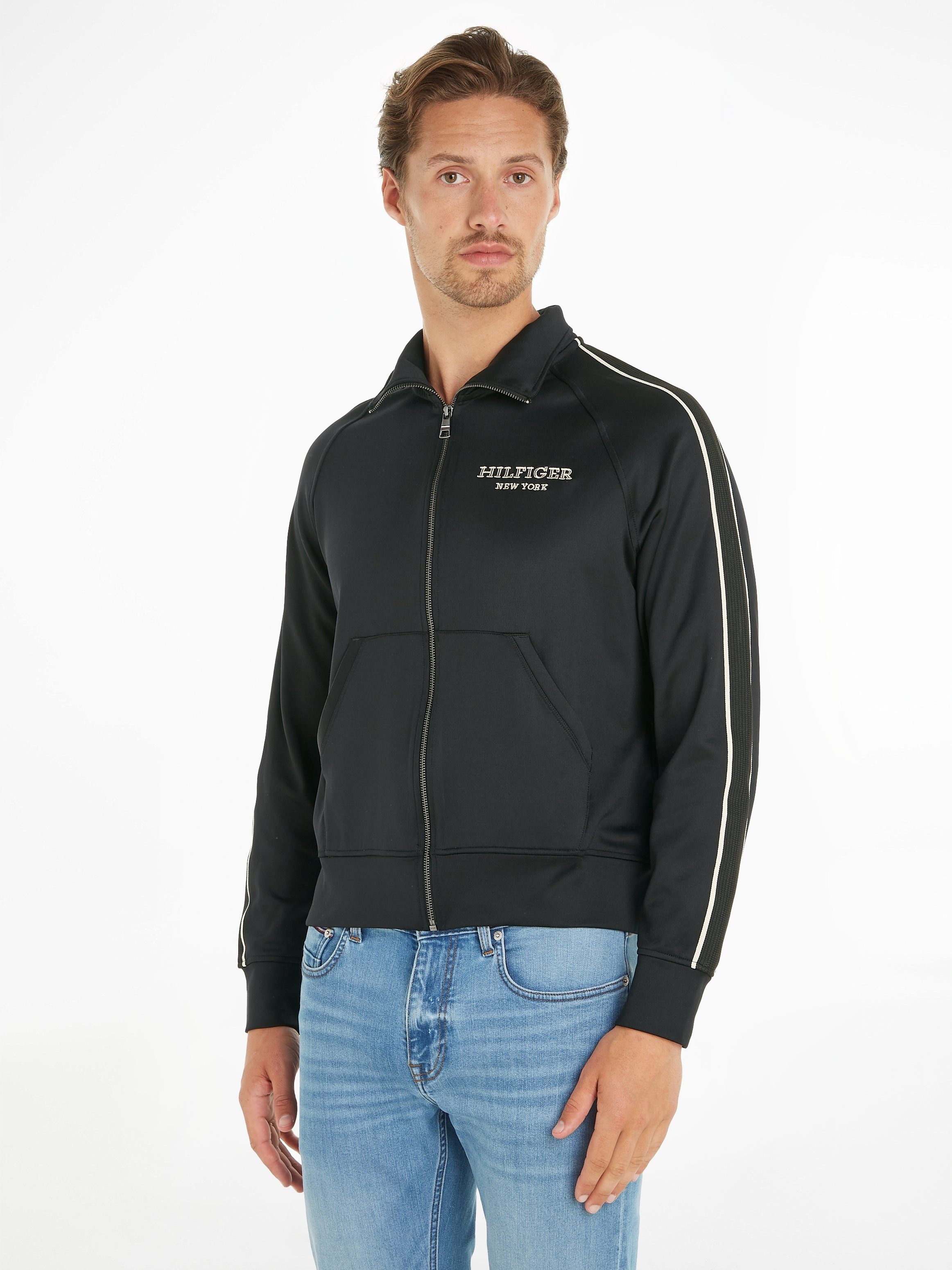 Tommy Hilfiger Sweatjacke MONOTYPE TRACK ZIP THROUGH