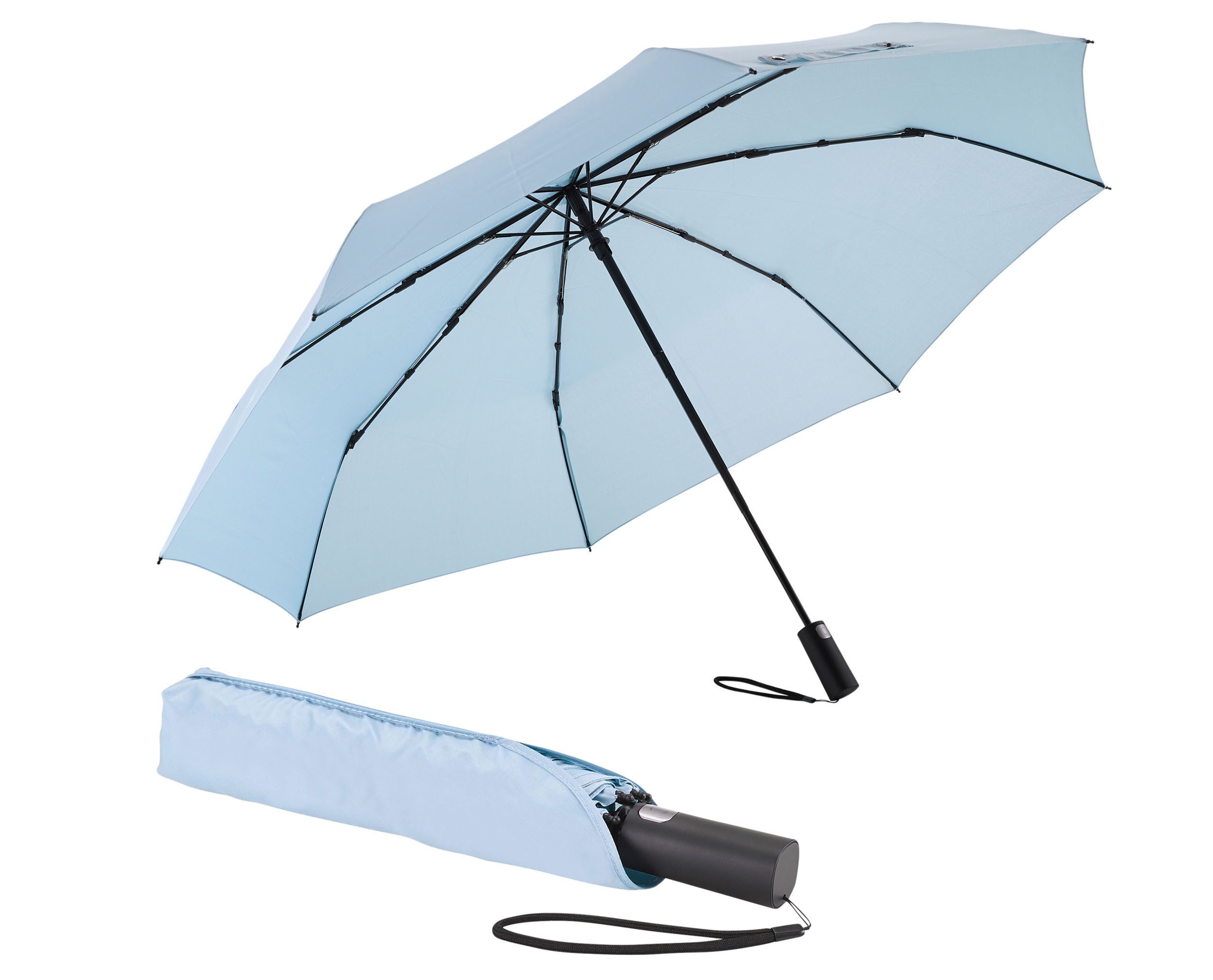 EuroSCHIRM® Partnerschirm Automatik 3432, hellblau, kompakte günstig online kaufen