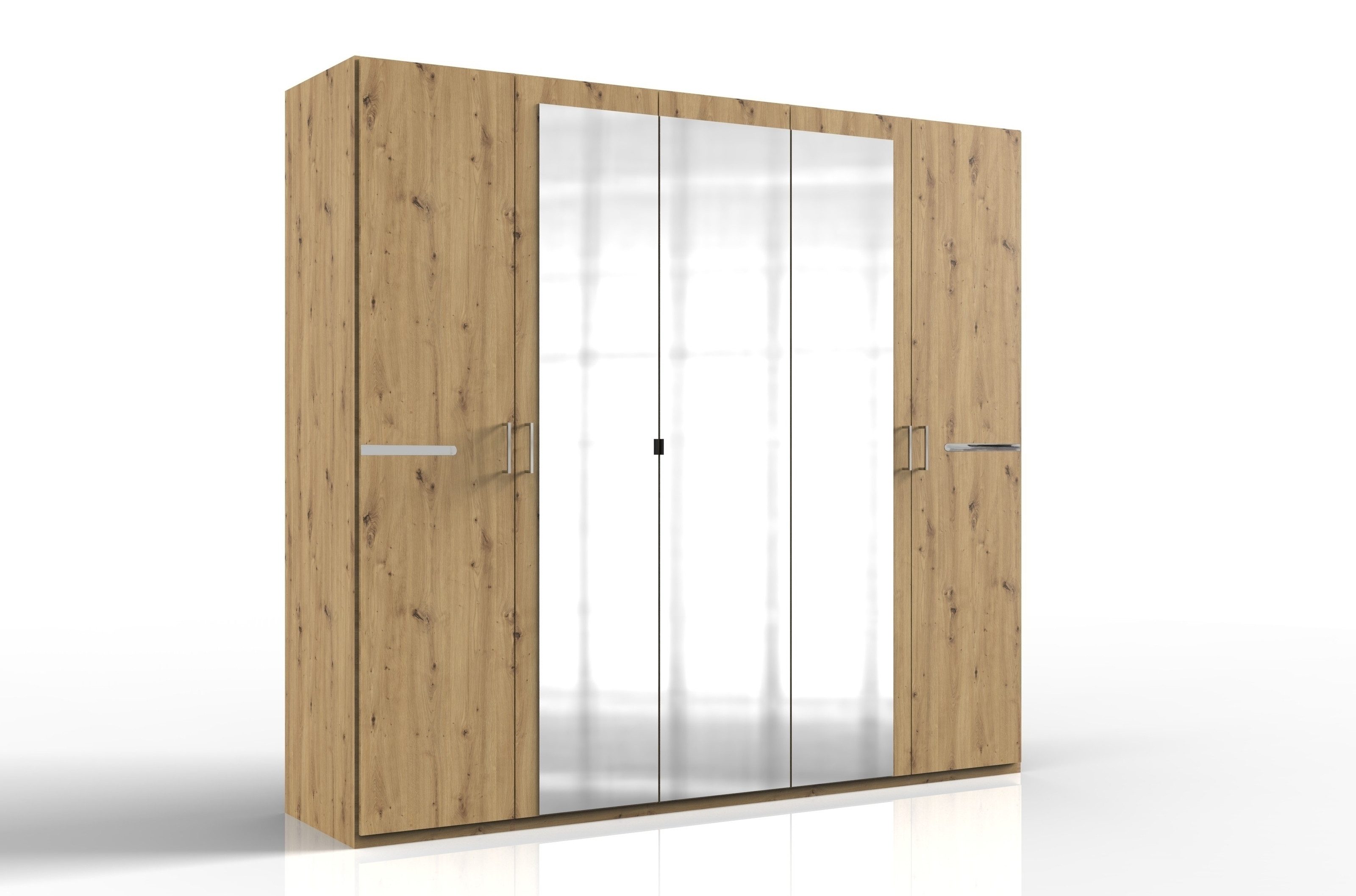 Drehtürenschrank in ARTISAN EICHE NACHBILDUNG - 225x208x58cm (BxHxT)