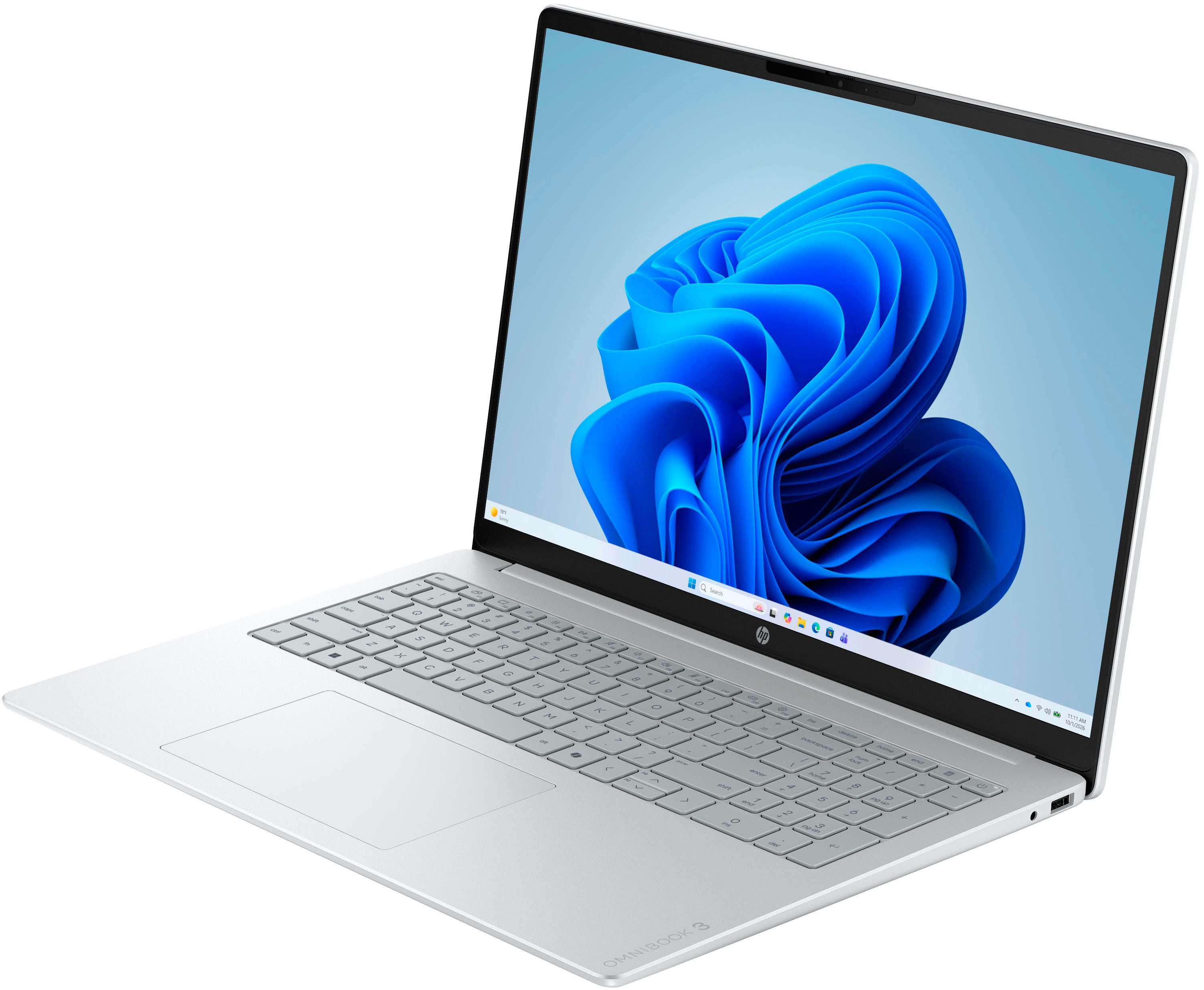 HP OmniBook 3 16-bu0032ngx Notebook (40,6 cm/16 Zoll, Intel Core 3 100U, Intel Graphics, 8 GB, 256 GB SSD)