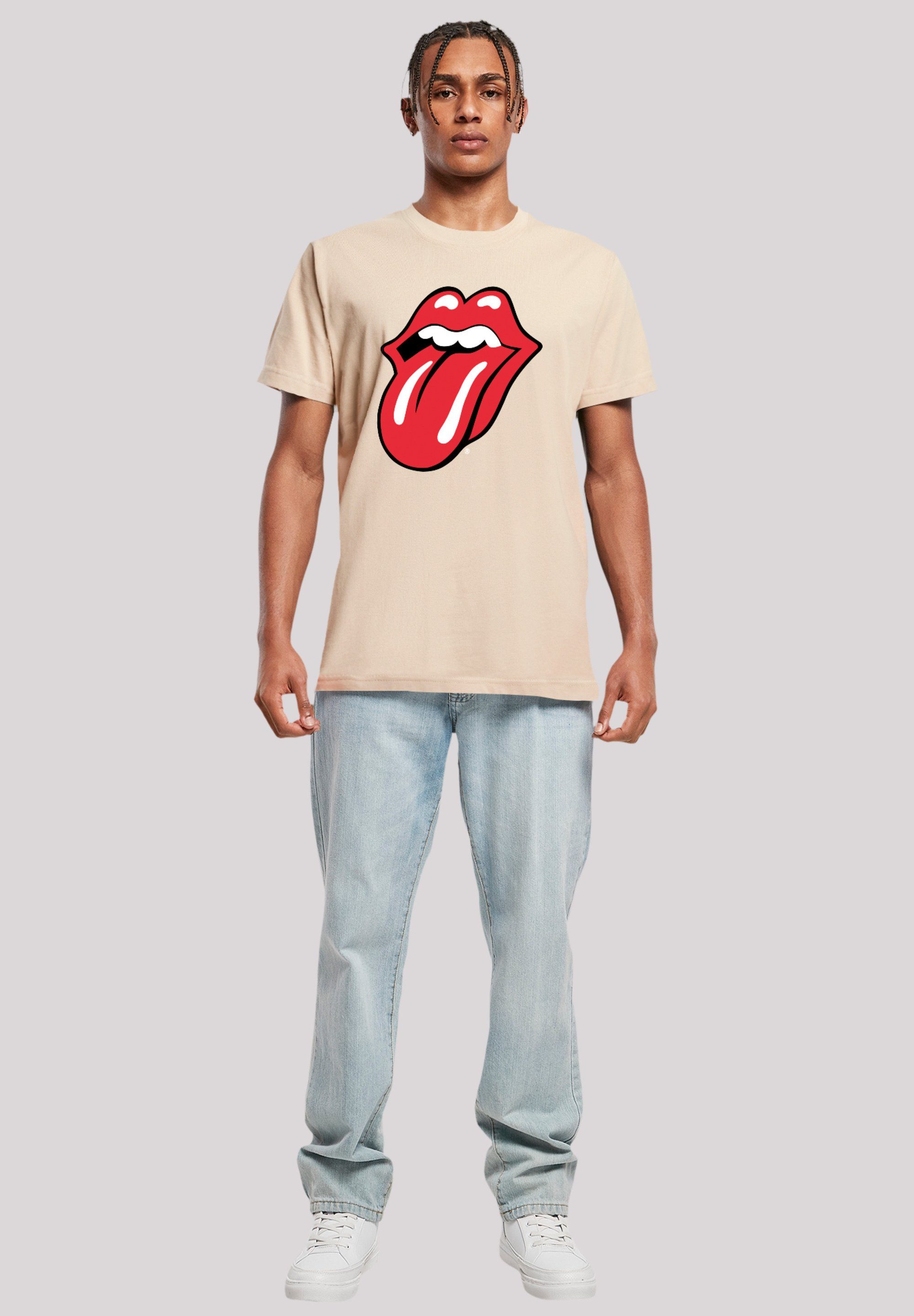 The Stones Rote Print Rolling F4NT4STIC sand Zunge T-Shirt