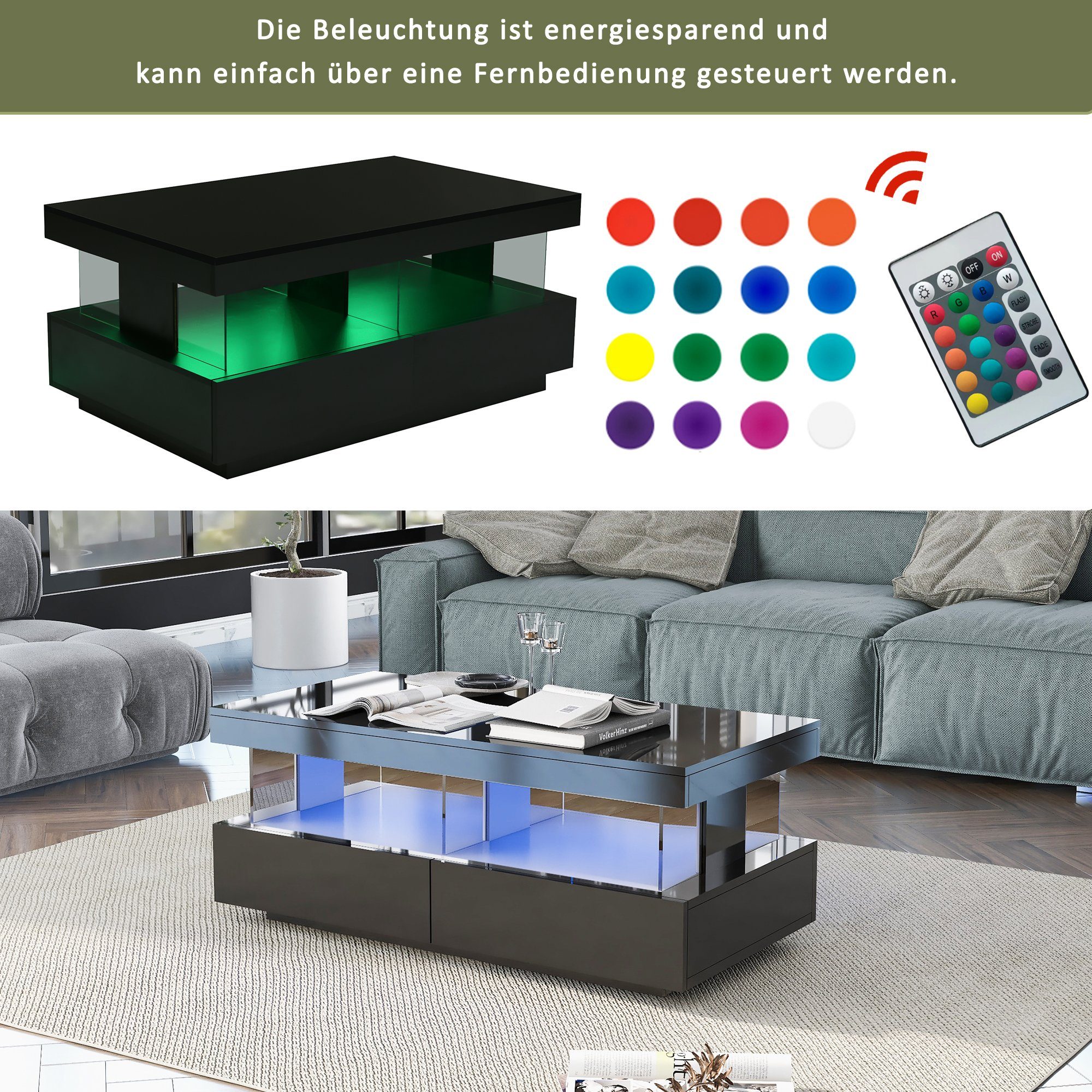 HAUSS SPOLE Couchtisch Couchtisch Holztisch Moderner günstig online kaufen