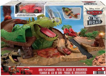 Mattel® Spielwelt Disney Pixar Cars, Dinosaurier-Spielplatz, inkl. Lightning McQueen, Cars On The Road