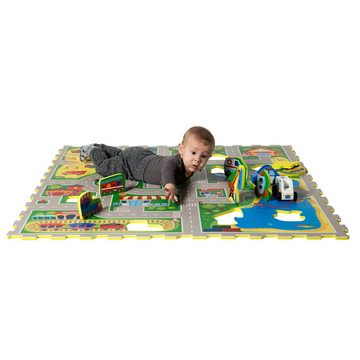 Hakuna Matte Spielmatte Puzzlematte für Babys 1,2x0,9m, 20% dickere Krabbelmatte, Spielmatte