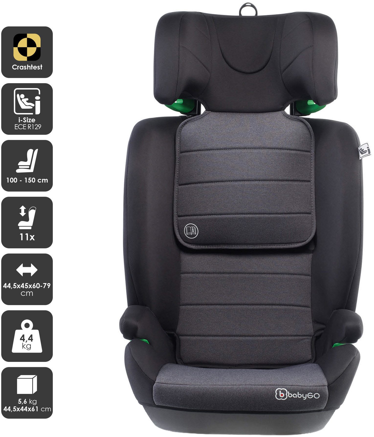 BabyGo Autokindersitz Safeway, ab: 3 Jahren, bis: 12 Jahren, ab: 100 cm, bis: 150 cm