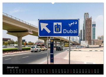 CALVENDO Wandkalender Faszination Dubai (Premium, hochwertiger DIN A2 Wandkalender 2023, Kunstdruck in Hochglanz)